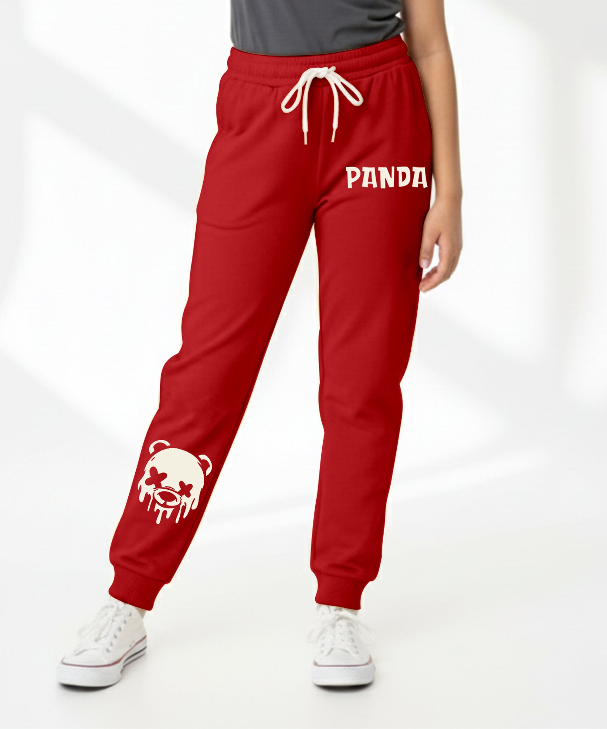 Girls Printed Track Pants | Stretchable Waist | Casual & Sports Wear | Pack of 1