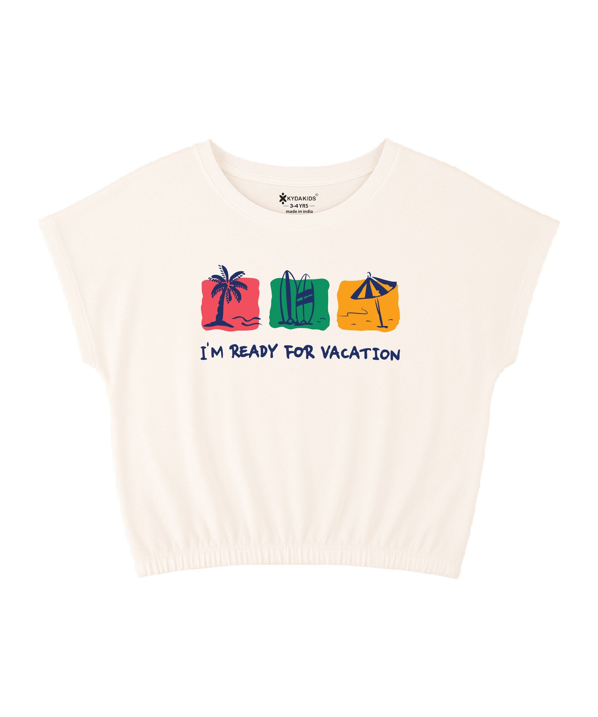Girls Printed Half Sleeve T-Shirt |  Regular Fit - Pack of 3