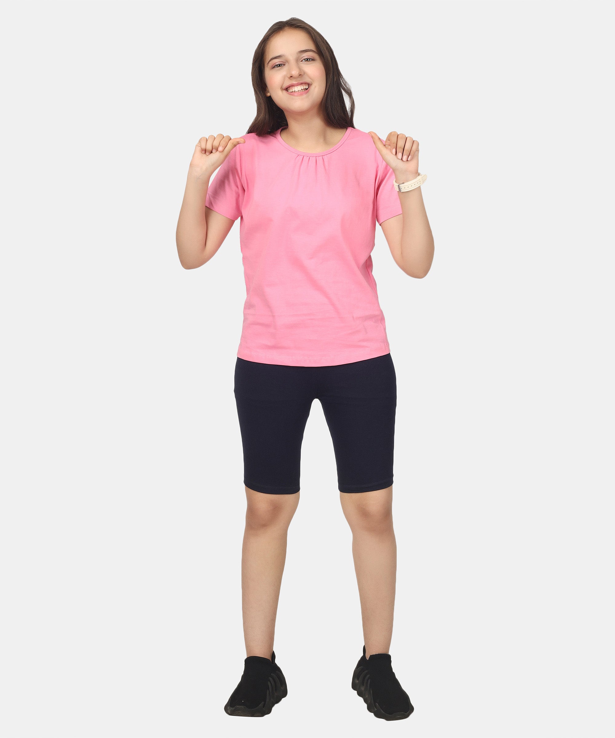 Girls Cycling Shorts | Active Wear (Pack of 2)