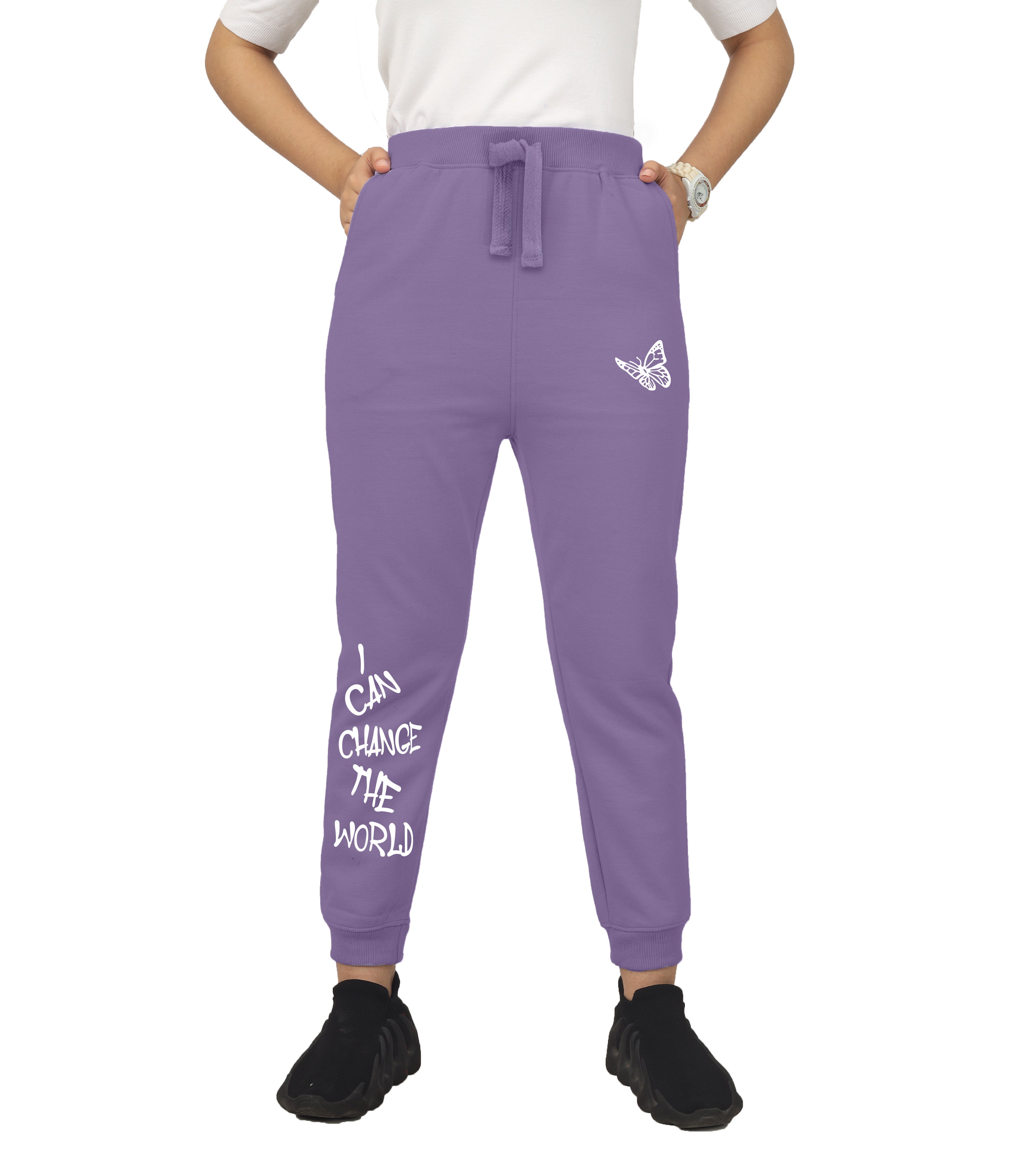 Printed Premium Trouser | purple