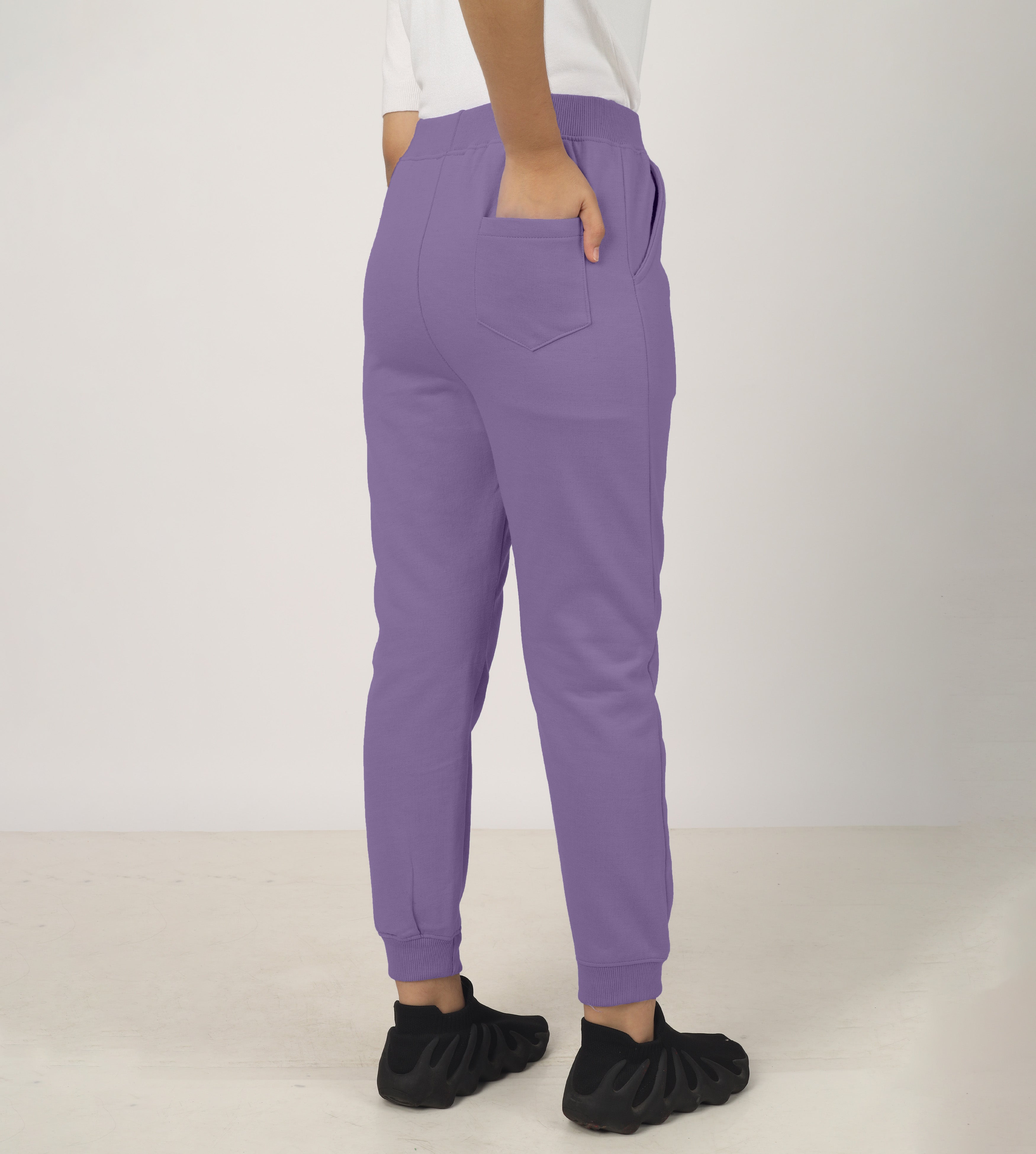 Printed Premium Trouser | purple