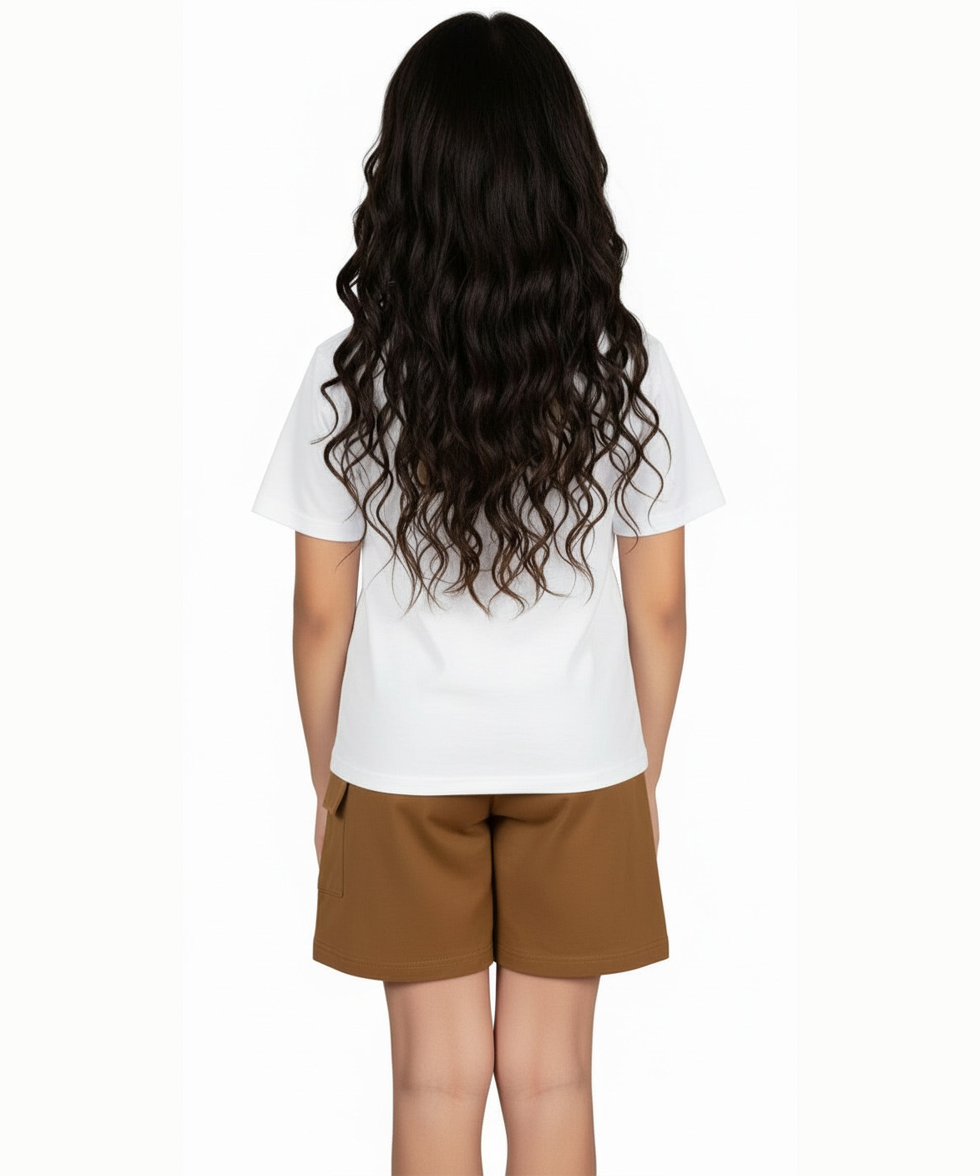 Girls Printed Premium Cotton T-Shirt & Shorts Co-ord Set | Pack of 1
