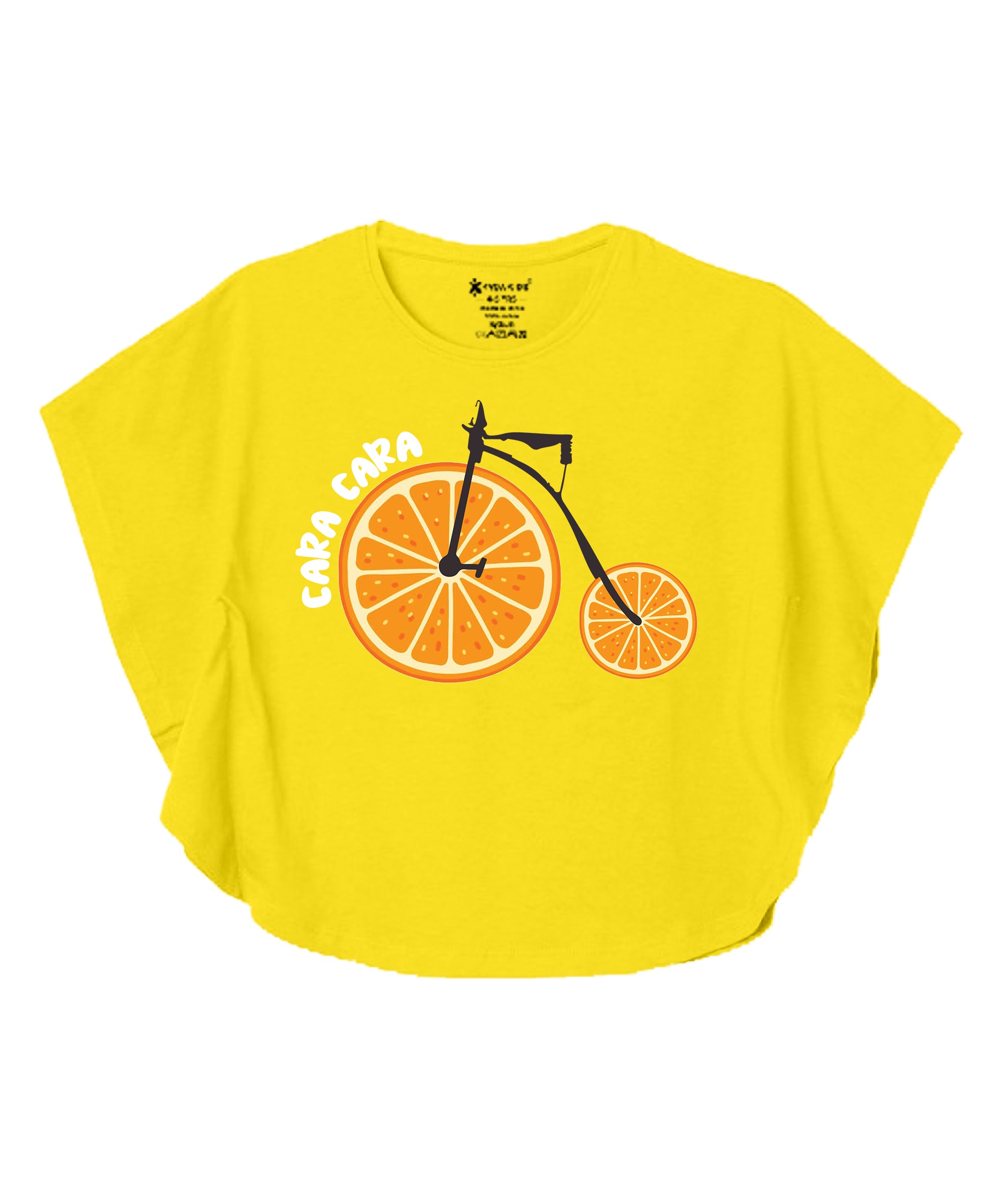 100% Cotton Bio-Washed Premium Printed T-Shirts for Girls – Butterfly Pattern Regular Fit Tops-Combo 1