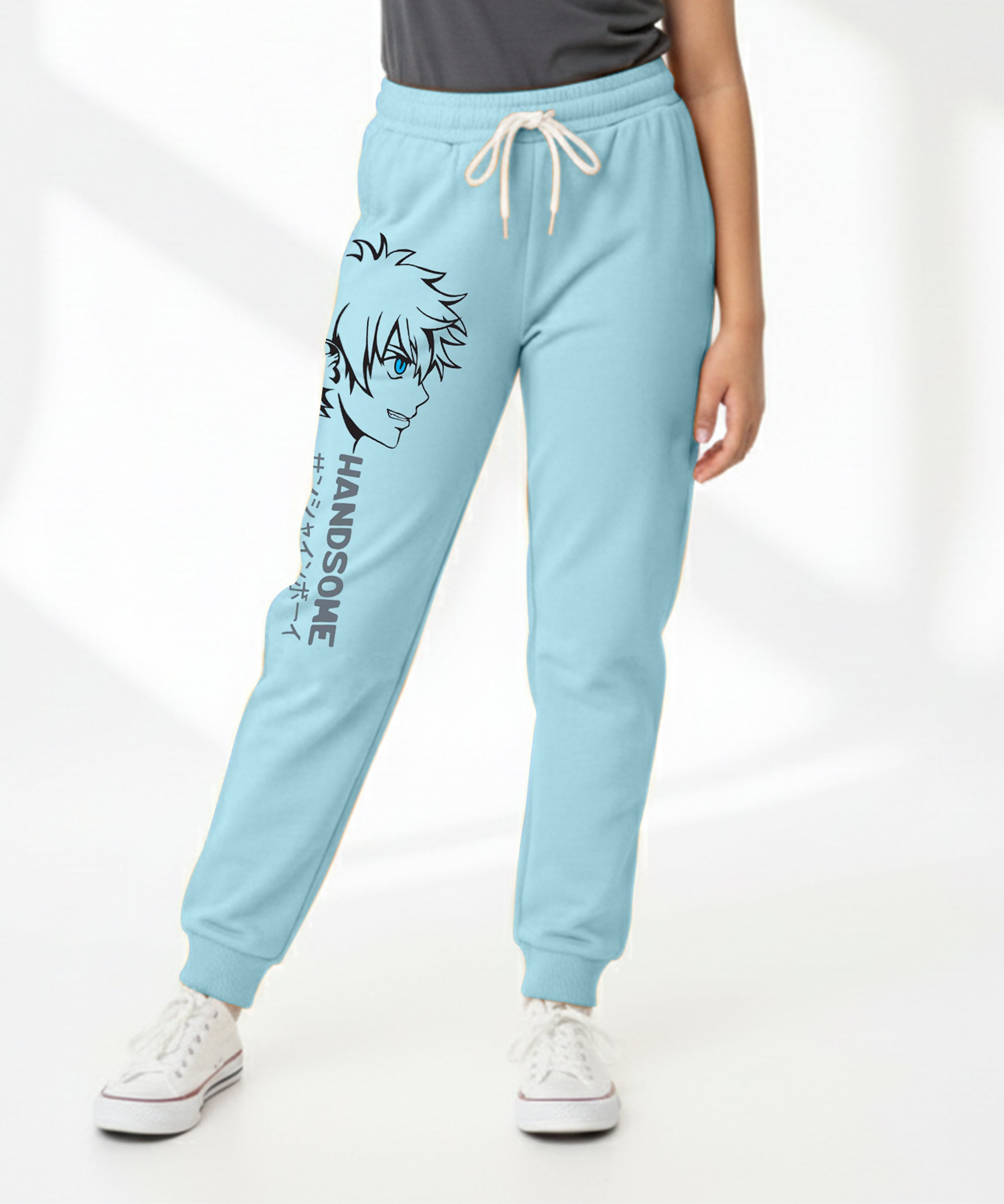 Girls Printed Track Pants | Stretchable Waist | Casual & Sports Wear | Pack of 1