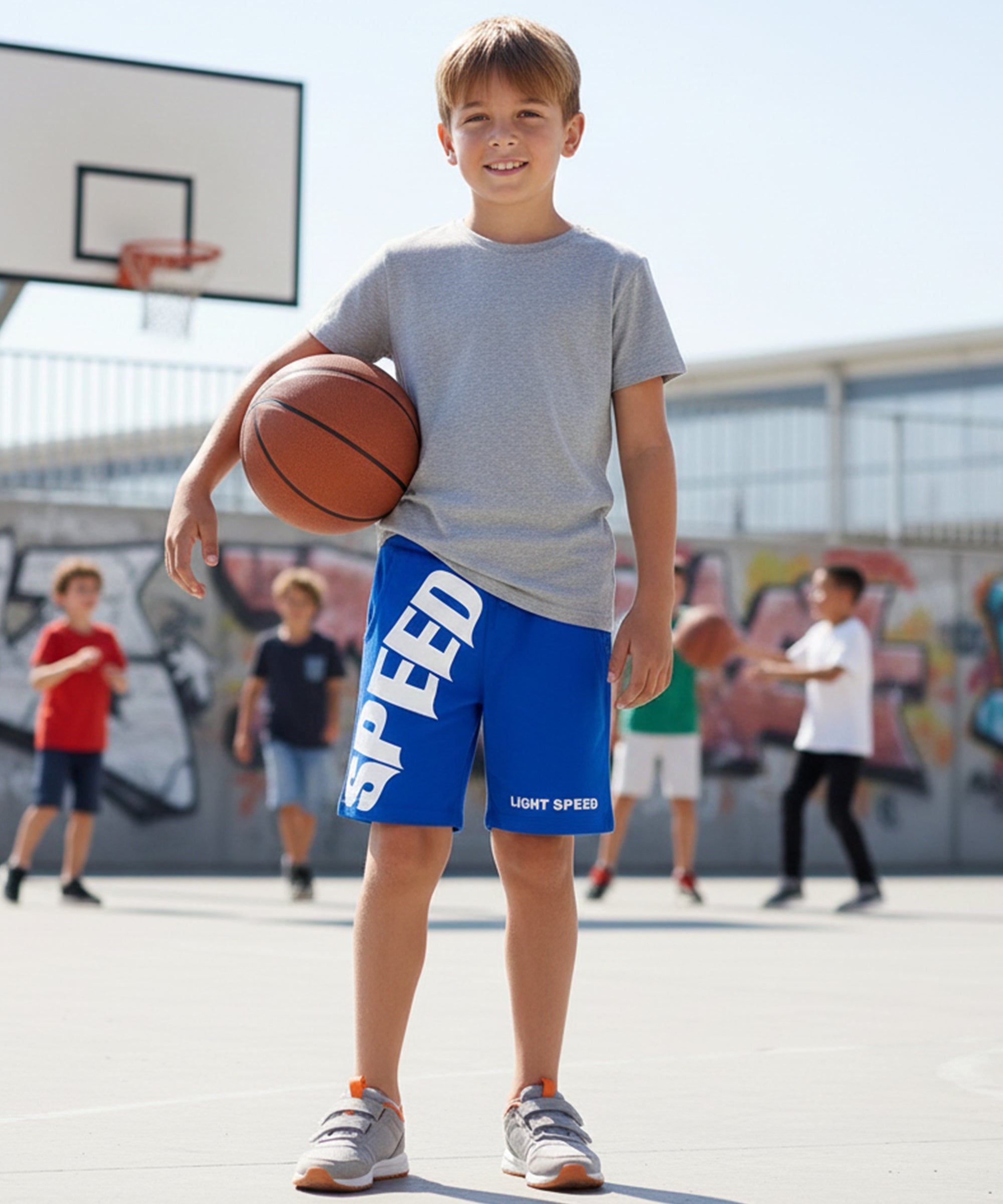 Kids Unisex Cotton Printed Shorts V2 (Pack of 3)