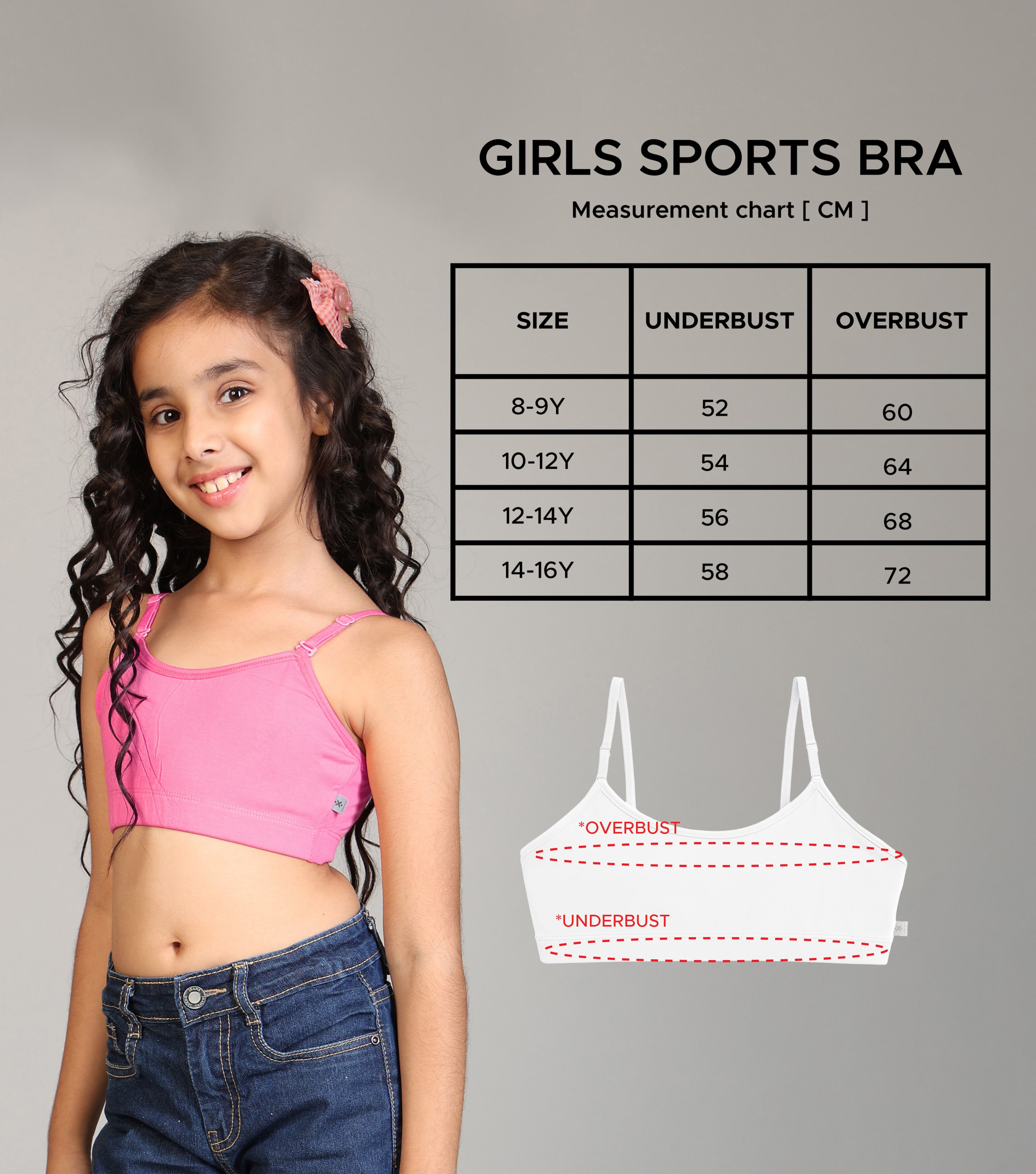 Soft Lycra Cotton Full Coverage Bra P1 | Pre-Teen