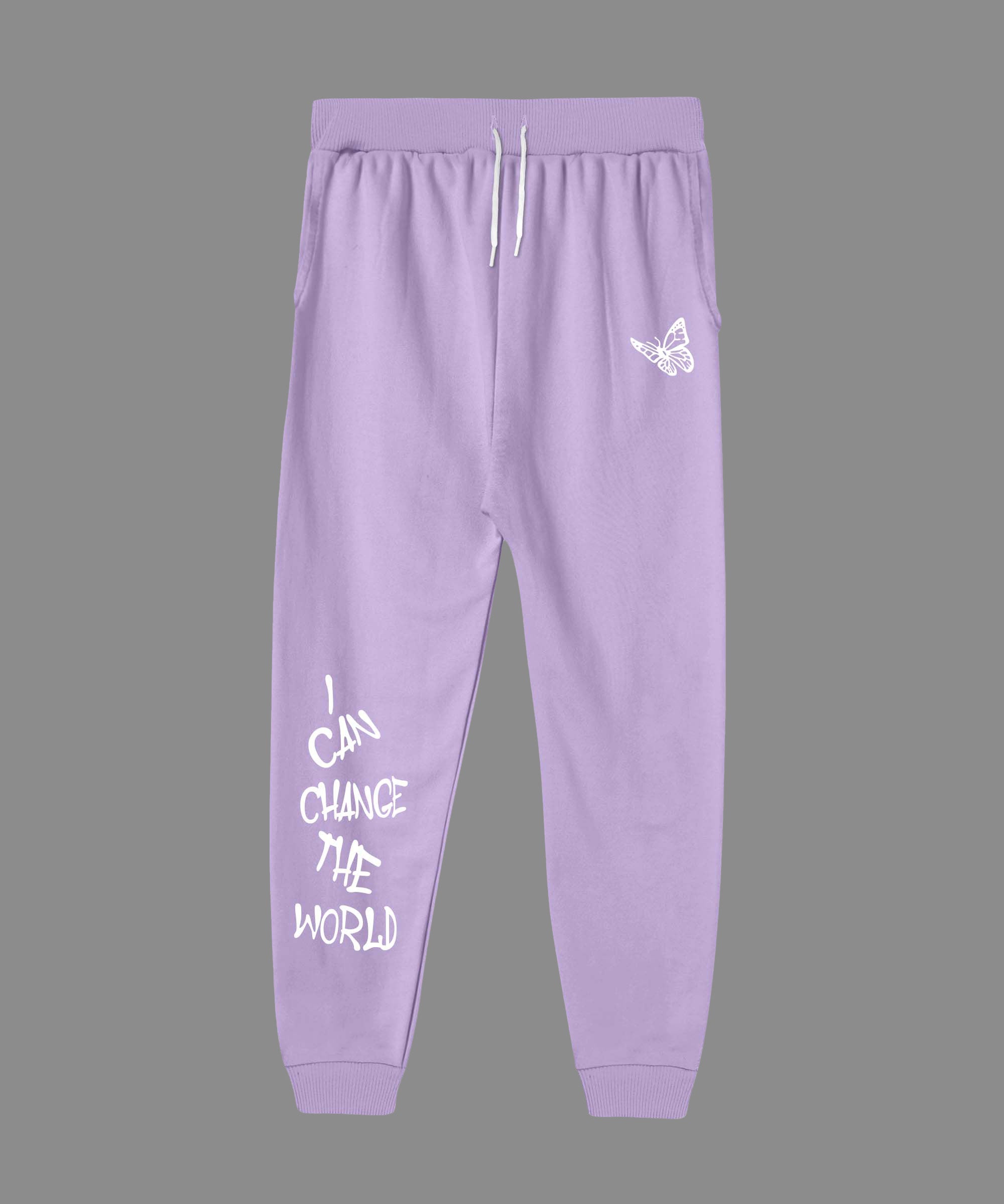 Girls Printed Premium Trouser | Lavender