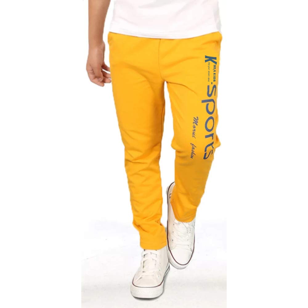100% Cotton Boys Track Pant-Regular Fit Multicolor  (Pack of 3)