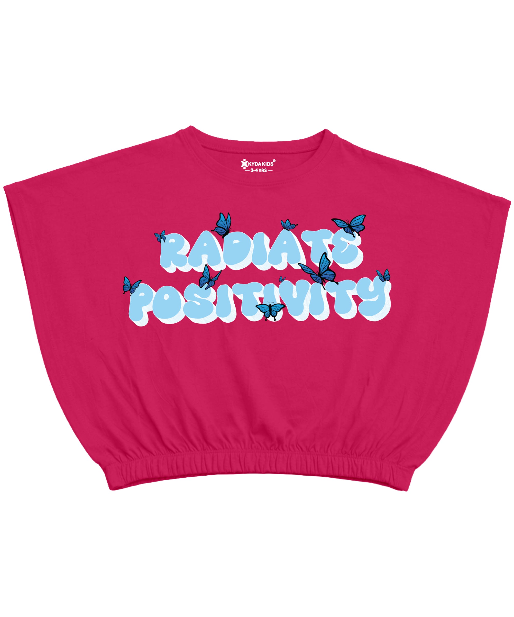 Girls  Cotton Printed Top & Shorts Co-Ord Set | Regular Fit