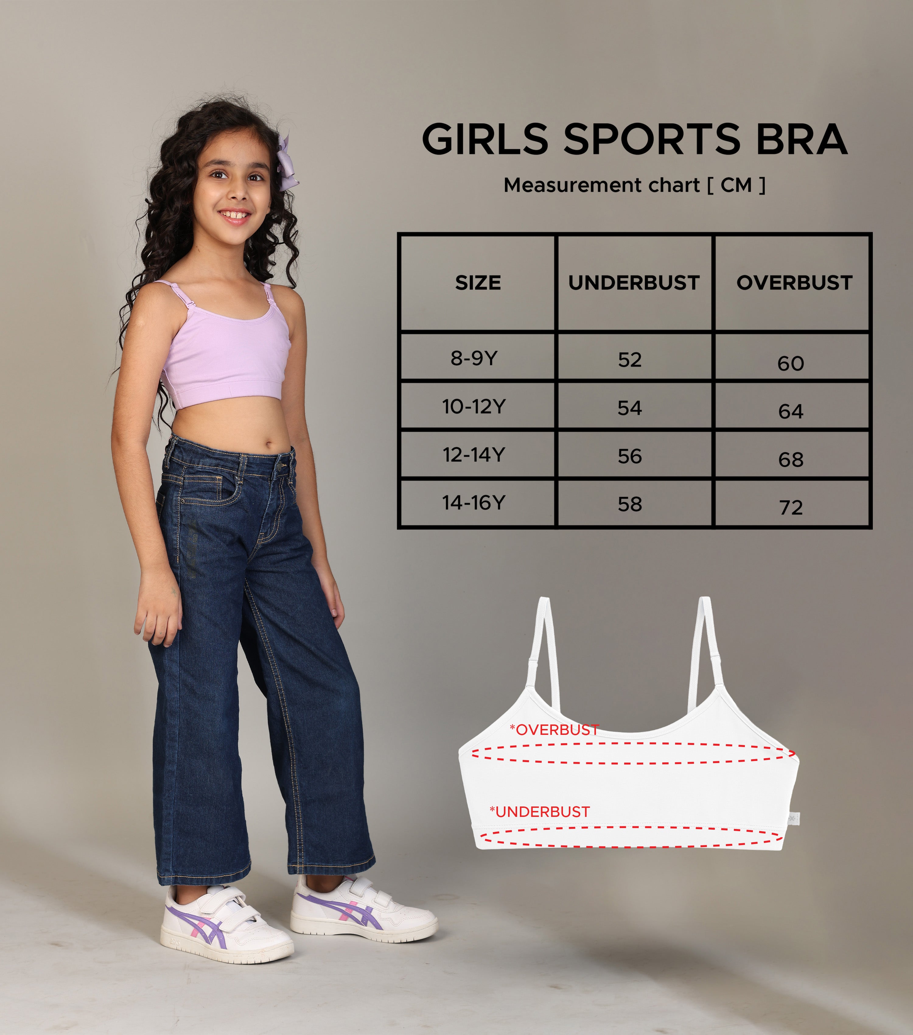 Soft Lycra Cotton Full Coverage Bra P1 | Pre-Teen