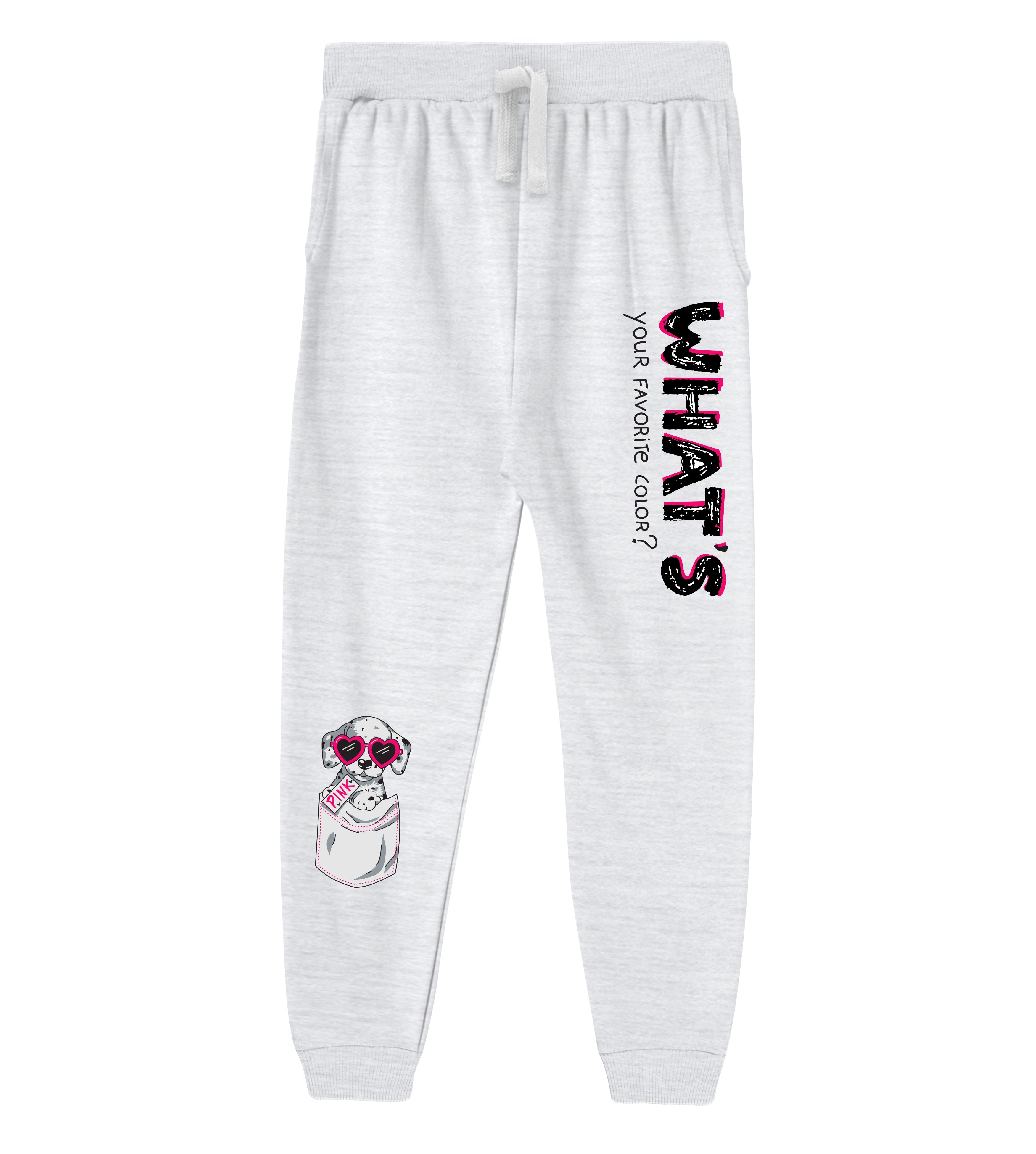 Printed Premium Trouser | White Melange