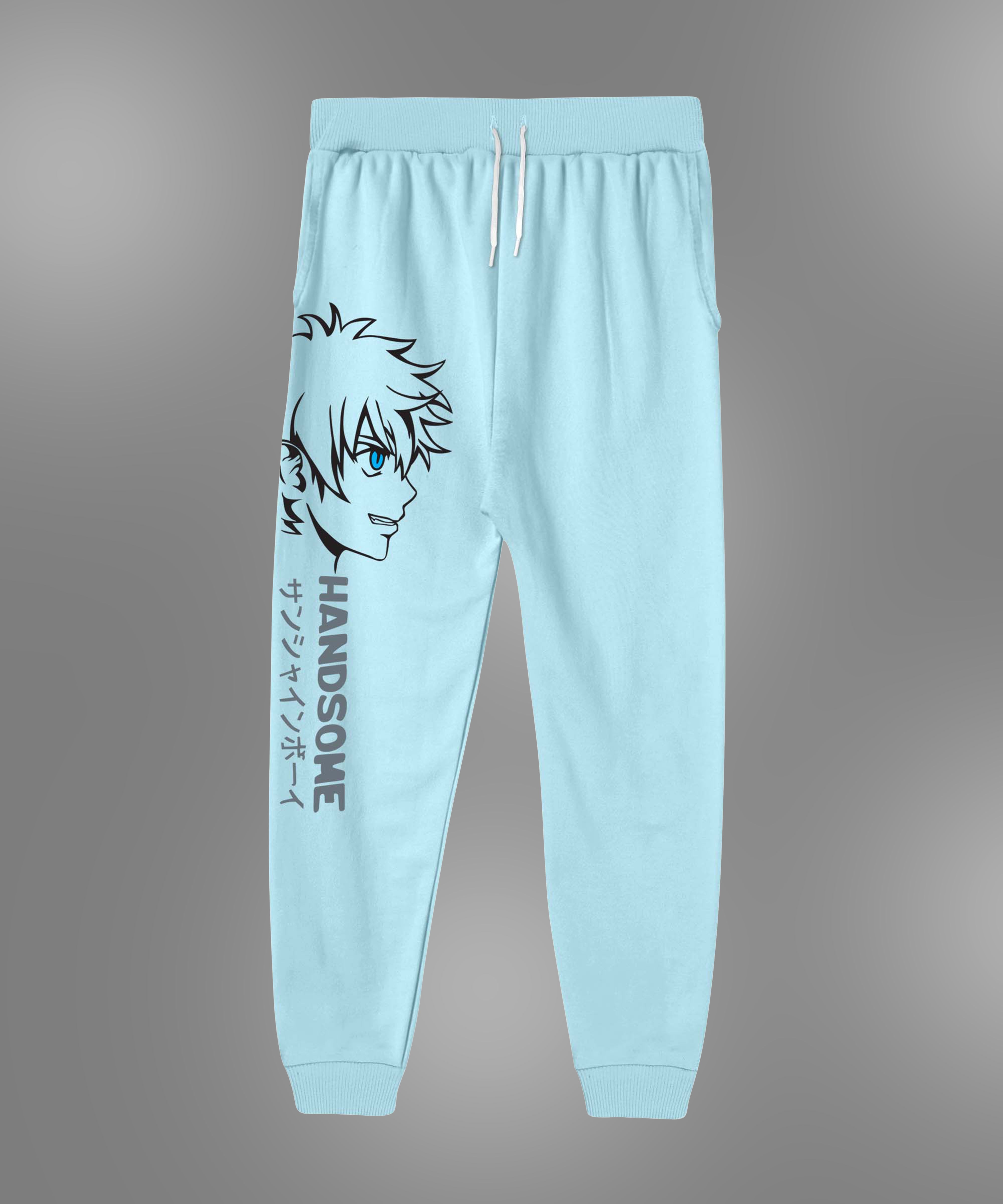 Boys Printed Premium Trouser | Sky Blue