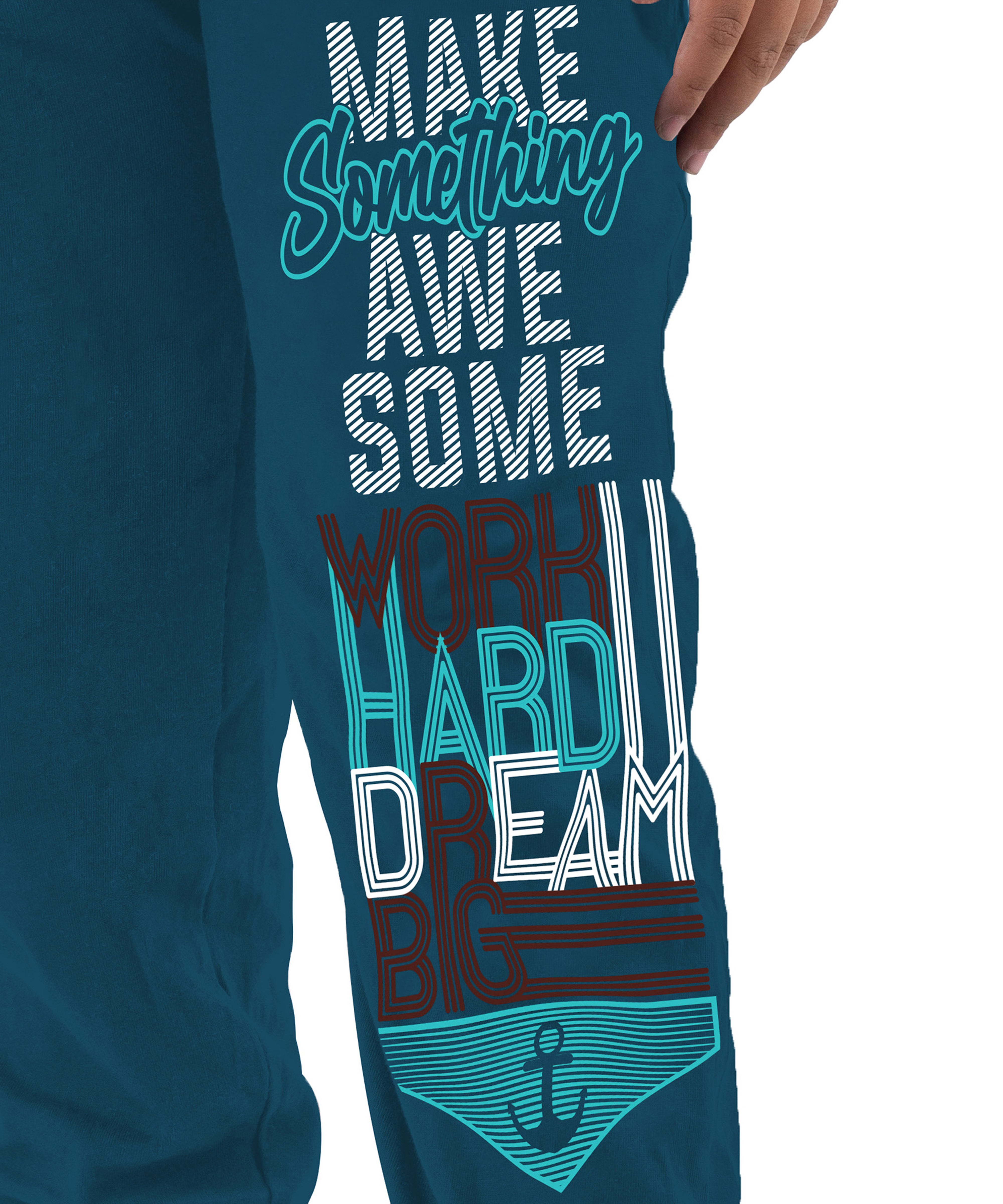 Boys Printed Track Pant (Pack of 2)