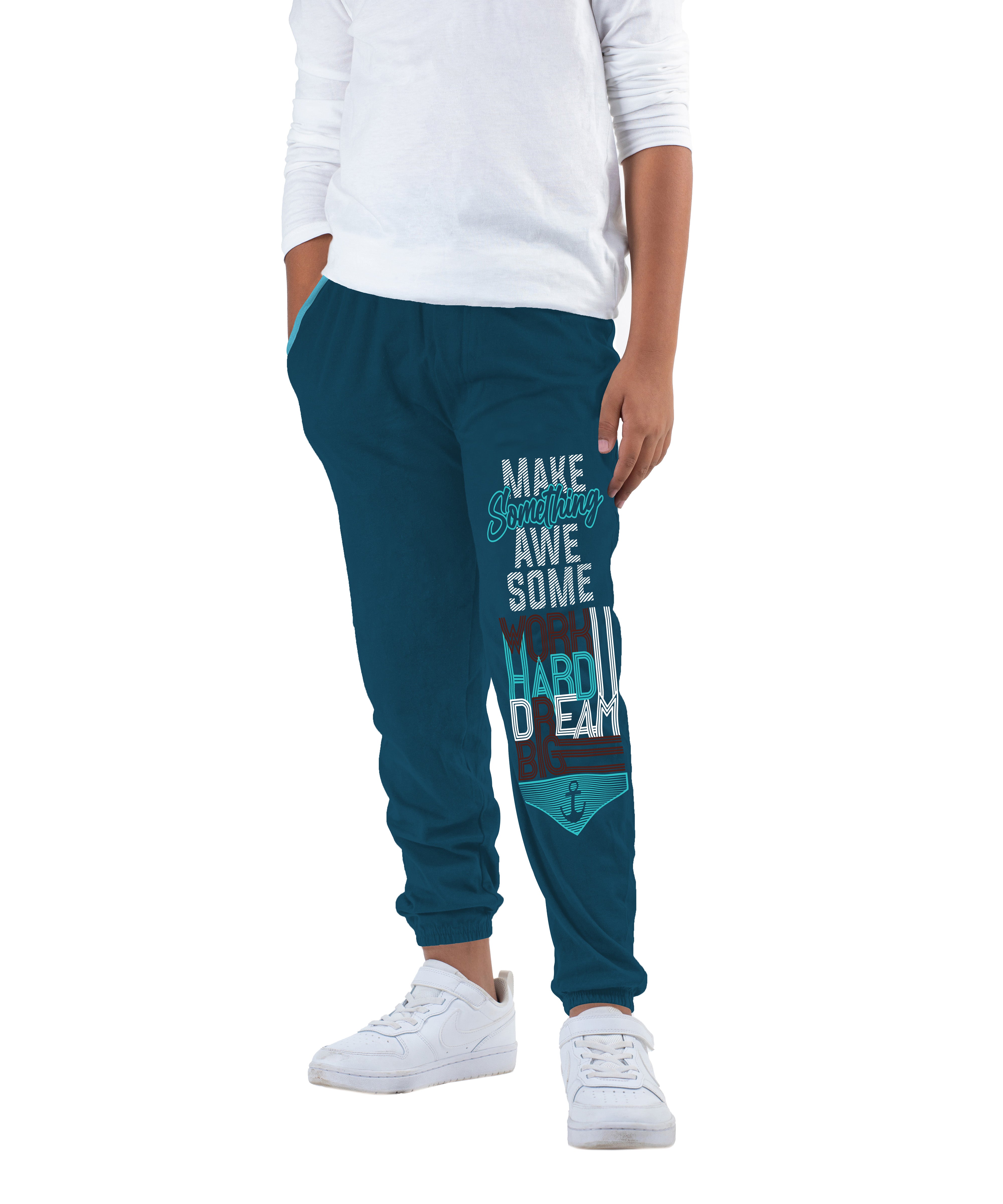 Boys Printed Track Pant (Pack of 2)