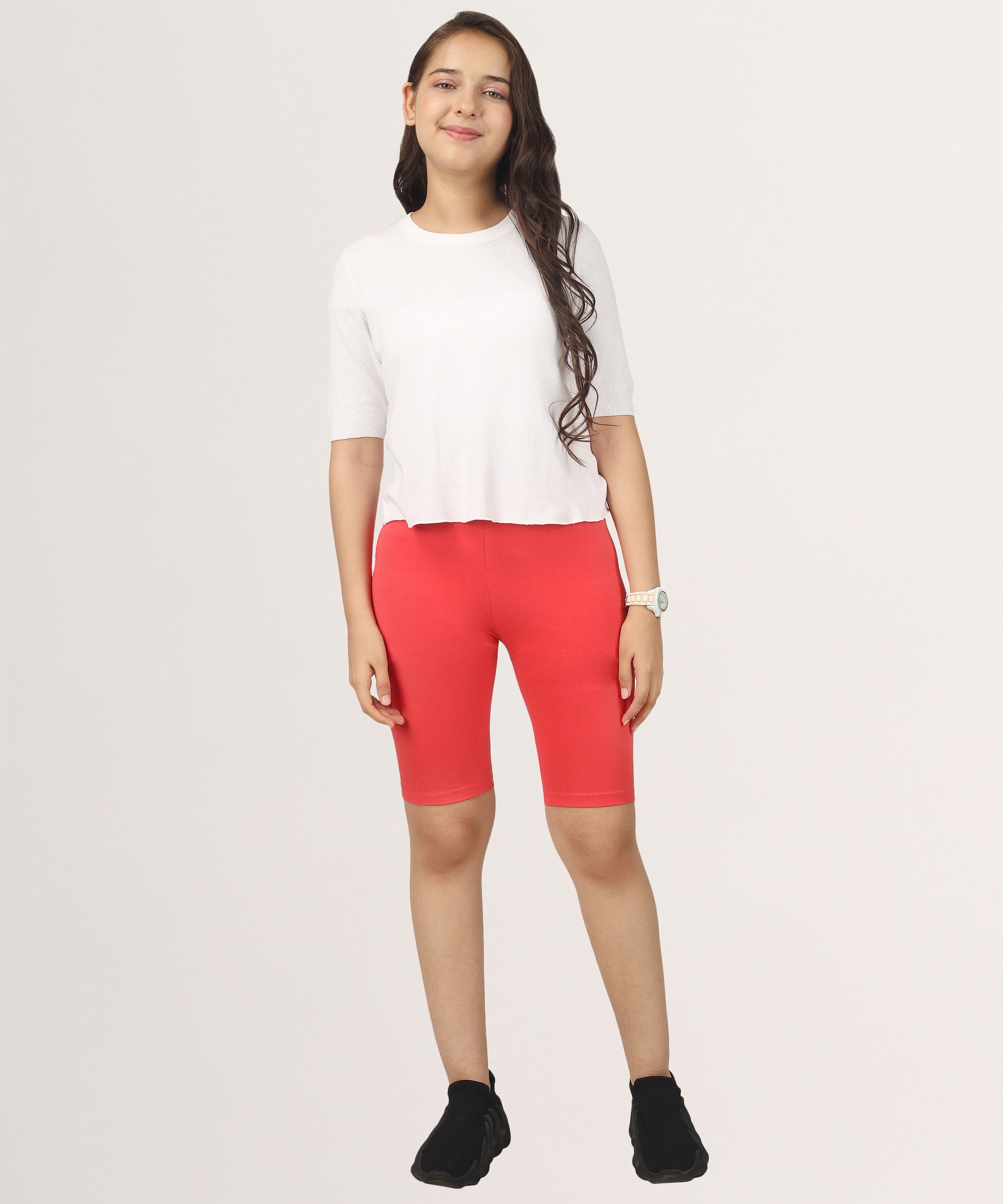 Girls Cycling Shorts | Active Wear (Pack of 2)