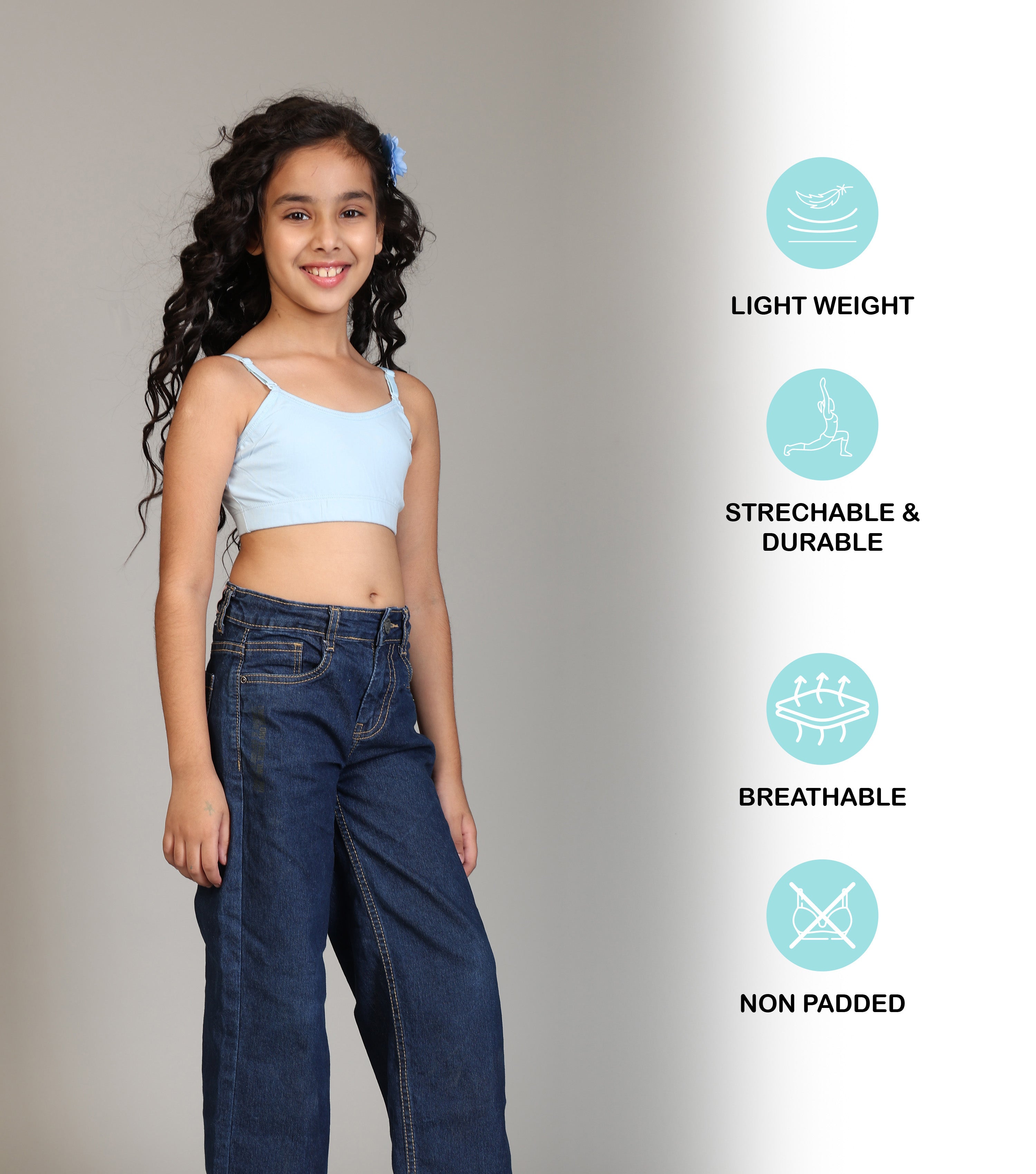 Soft Lycra Cotton Full Coverage Bra P1 | Pre-Teen