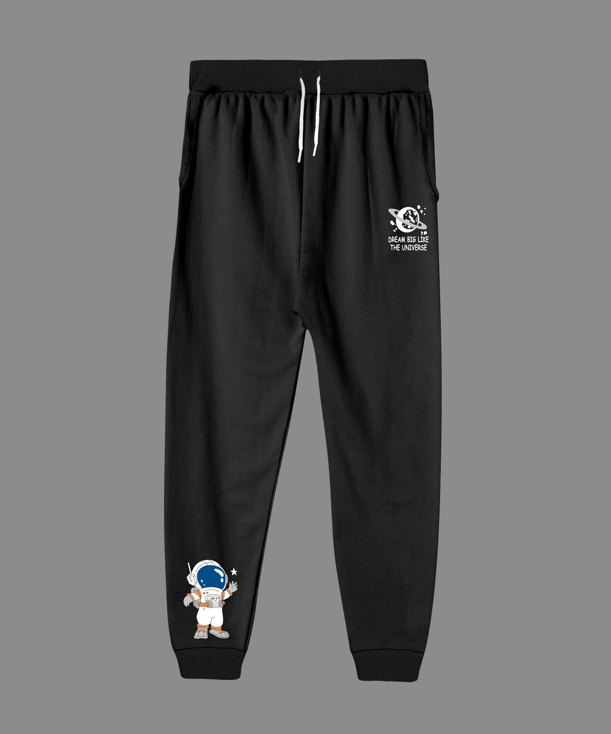 Girls Printed Premium Trouser | Black