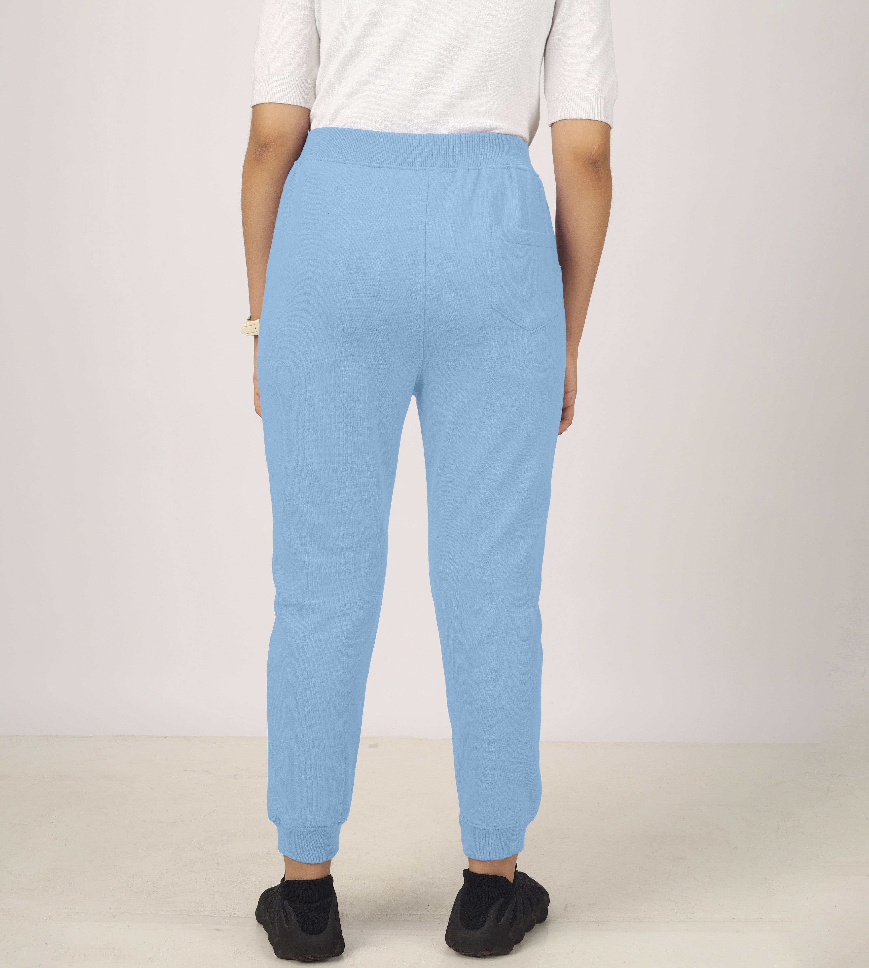 Printed Premium Trouser | Sky blue