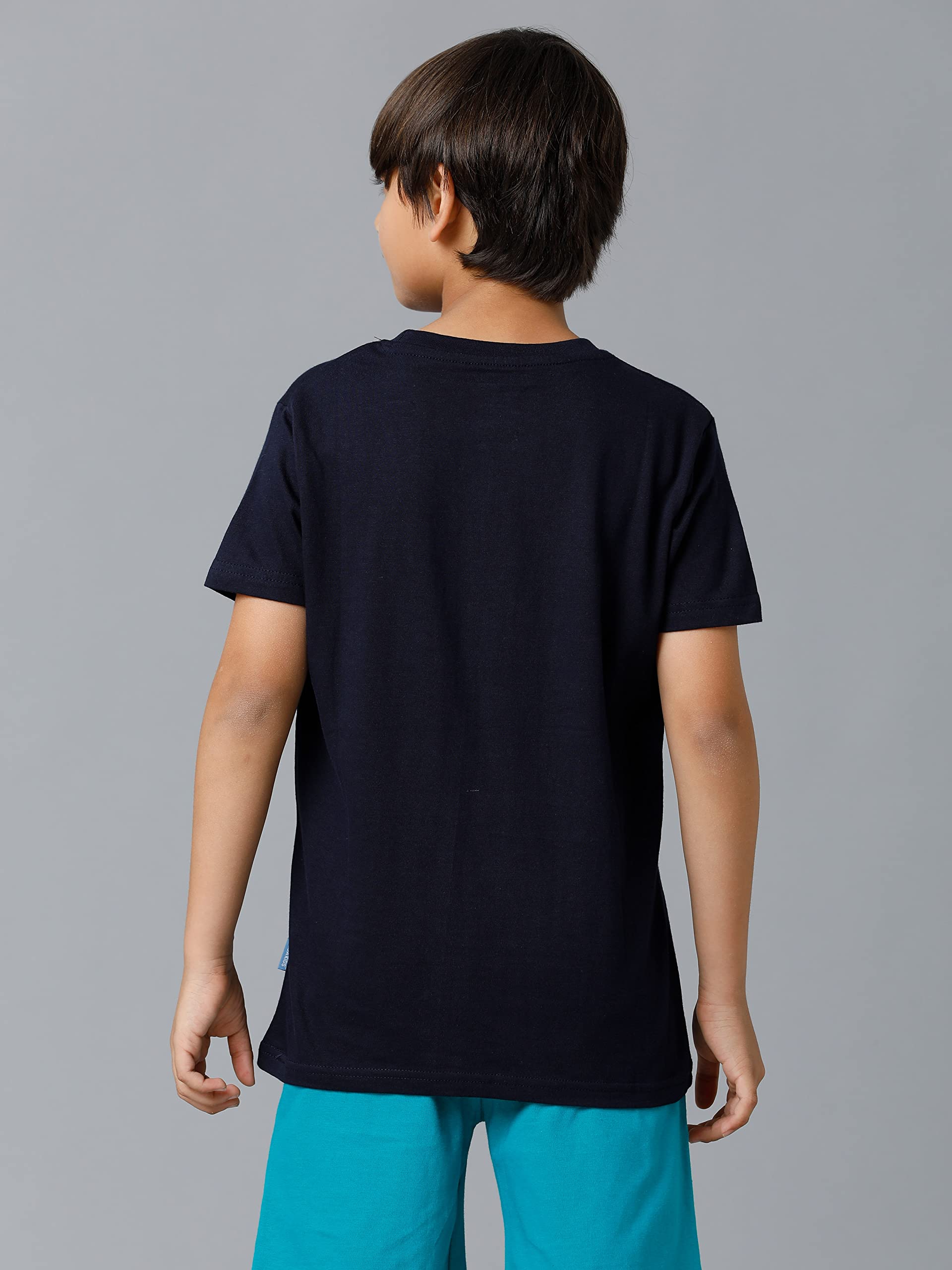 Boys Cotton Printed Half Sleeve T-Shirts Regular Fit (Pack of 3)