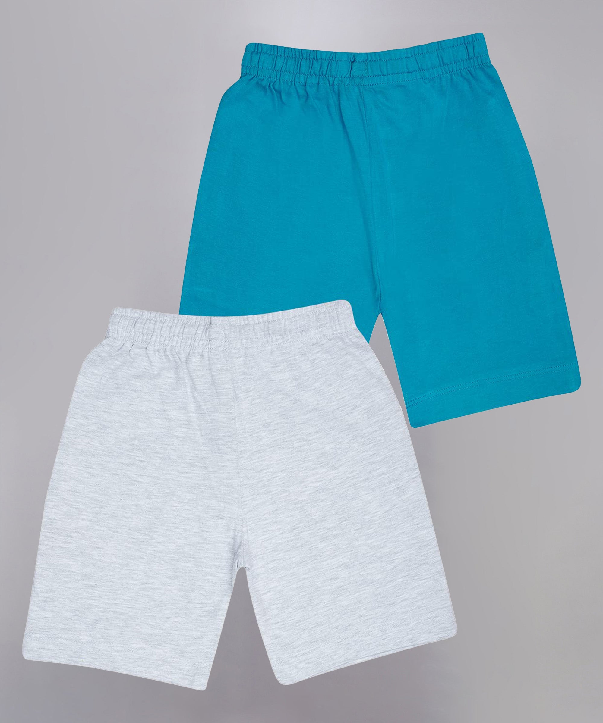 Kids Unisex Blue-Melange Desert Printed Regular Fit Vintage Trousers  (Pack of 2)