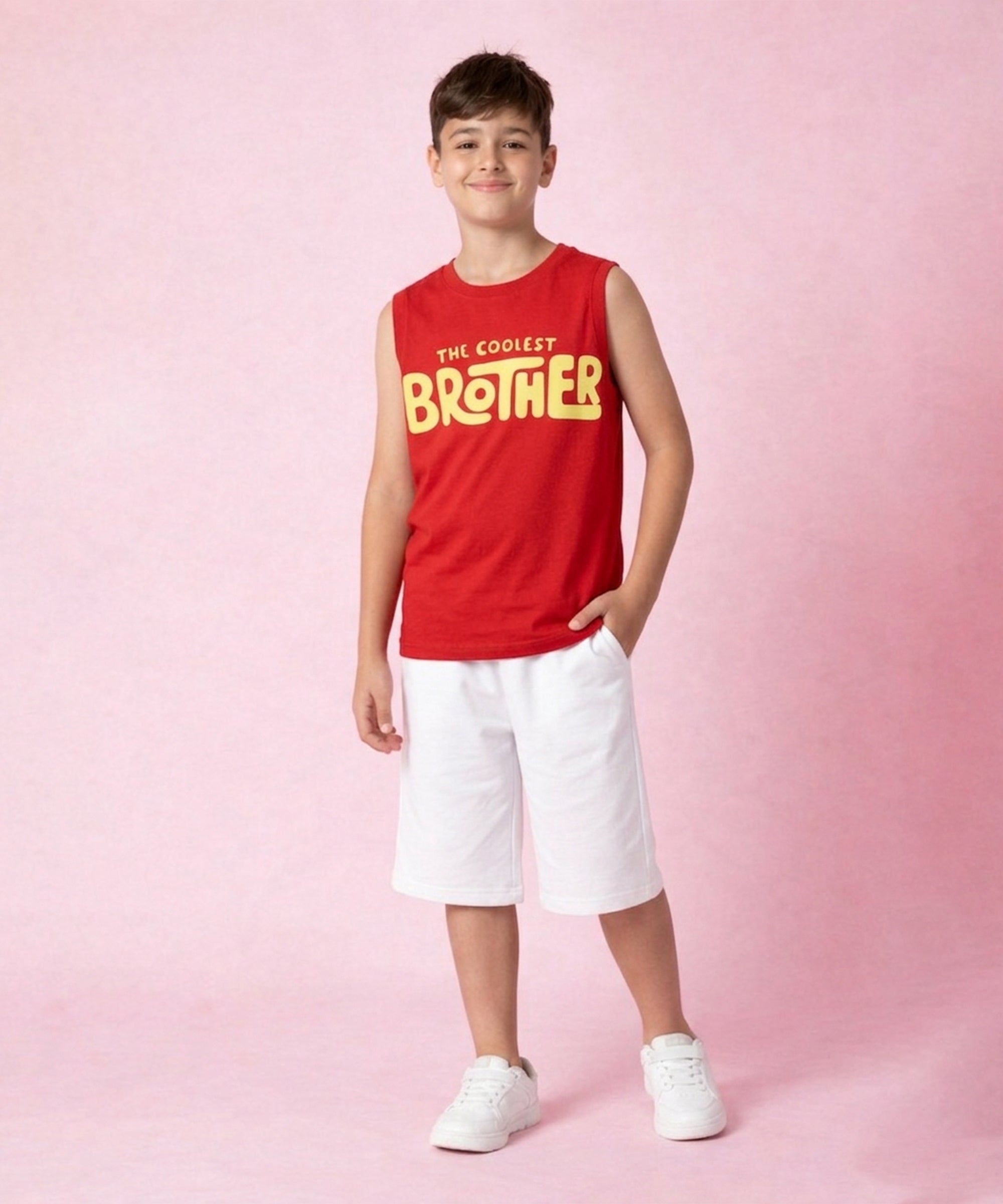 Premium Cotton Printed Vests for Boys | Regular Fit | Pack of 5