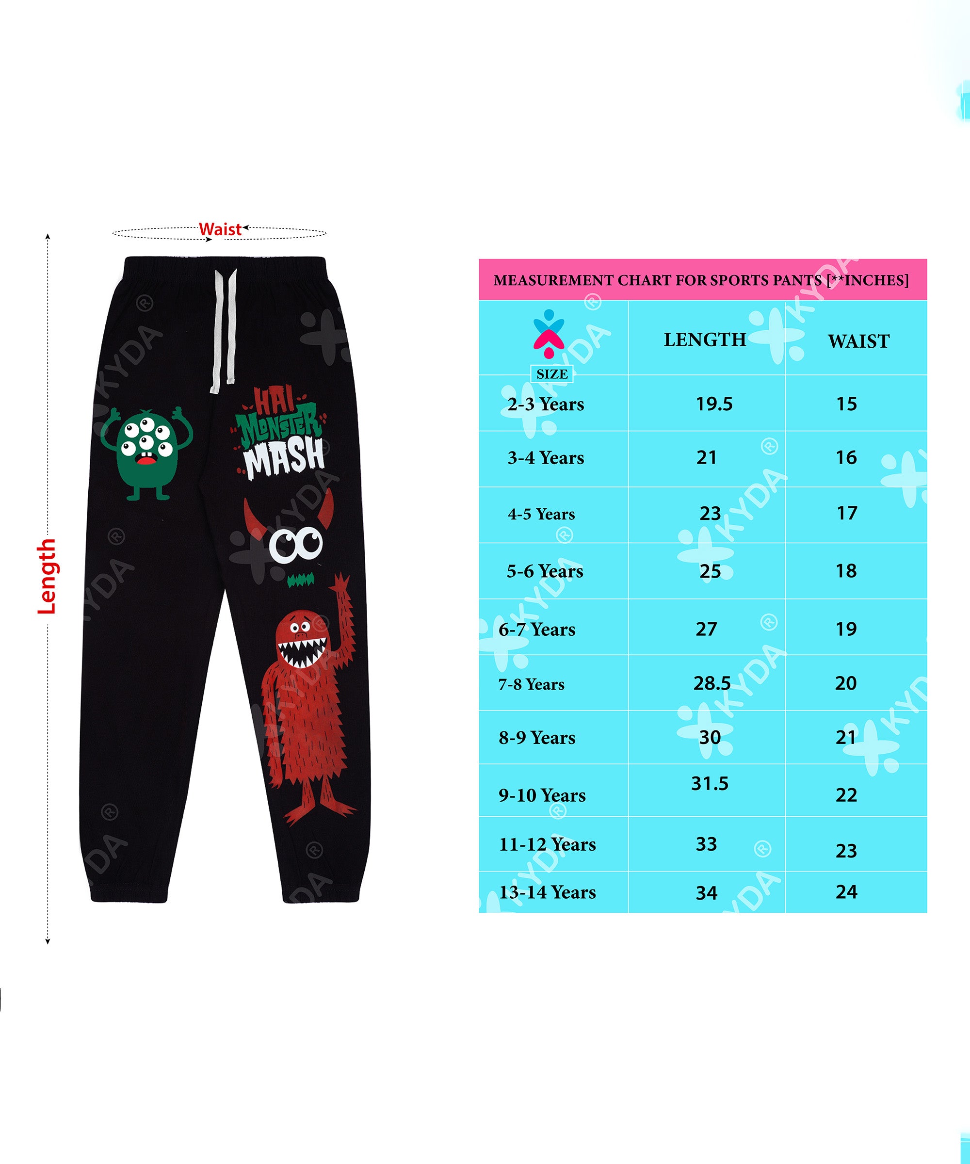 Boycott | Boys Printed Trousers (Pack of 2)
