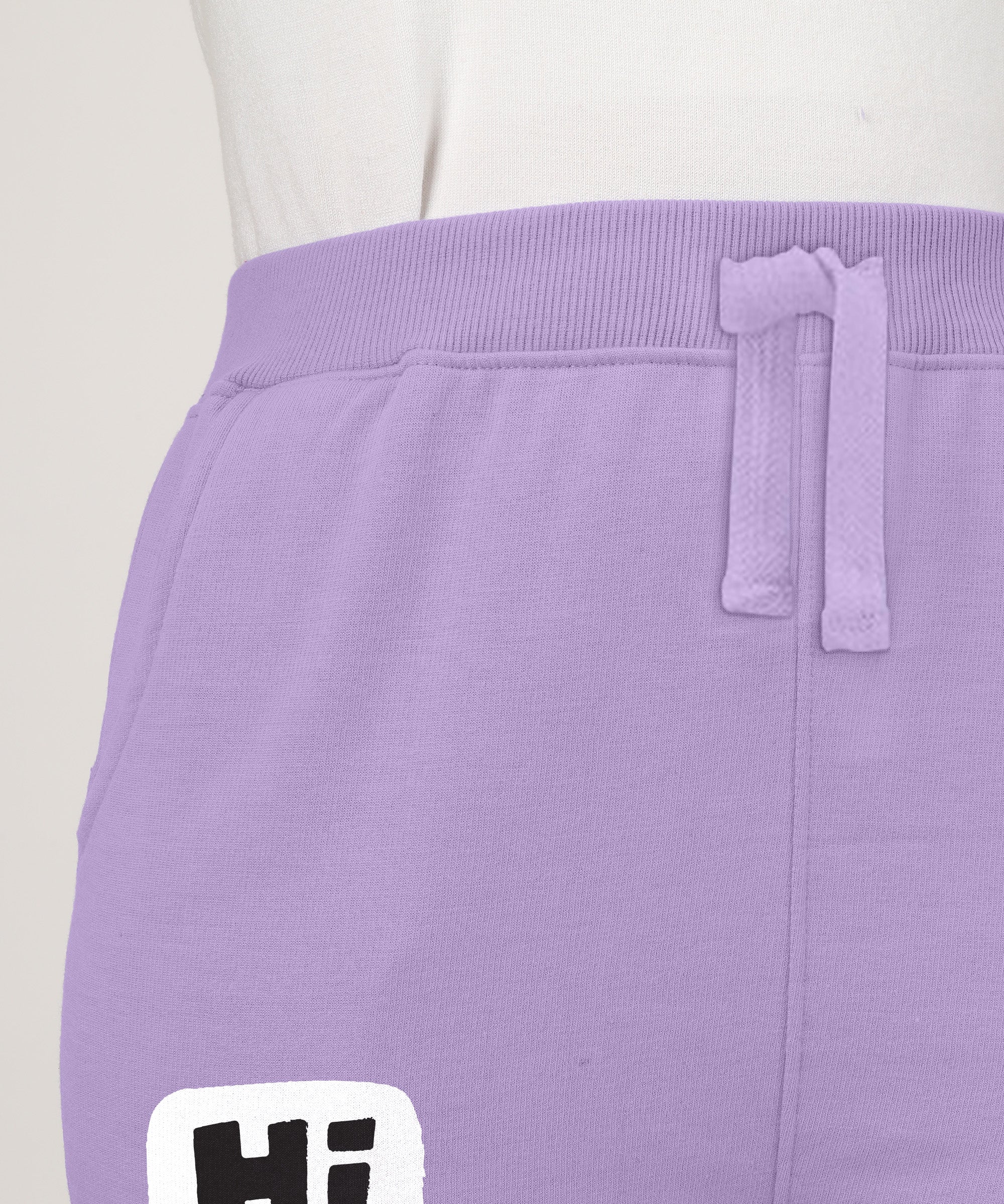 Girls Printed Premium Trouser | Lavender 1