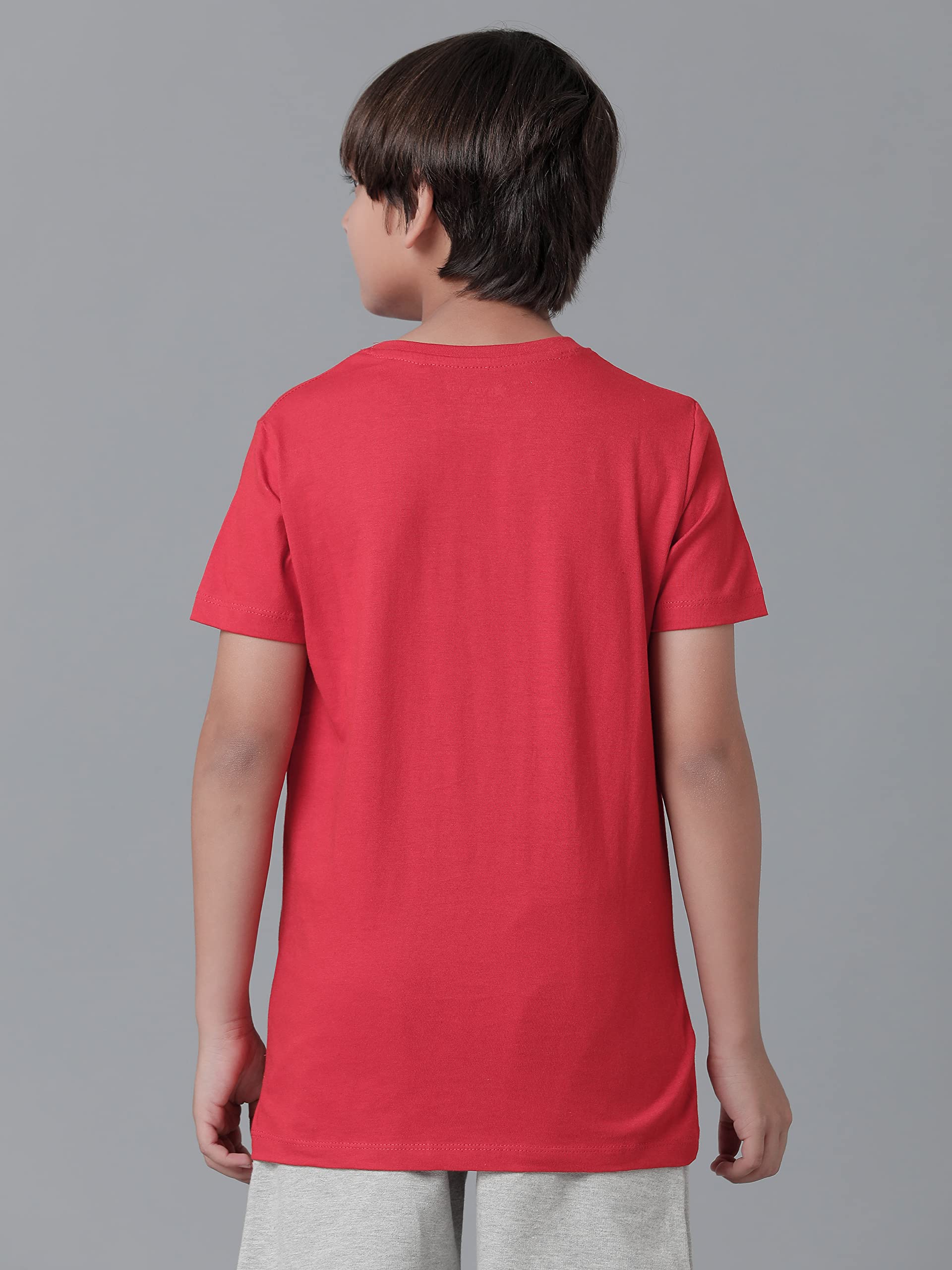Boys Cotton Printed Half Sleeve T-Shirts Regular Fit (Pack of 3)