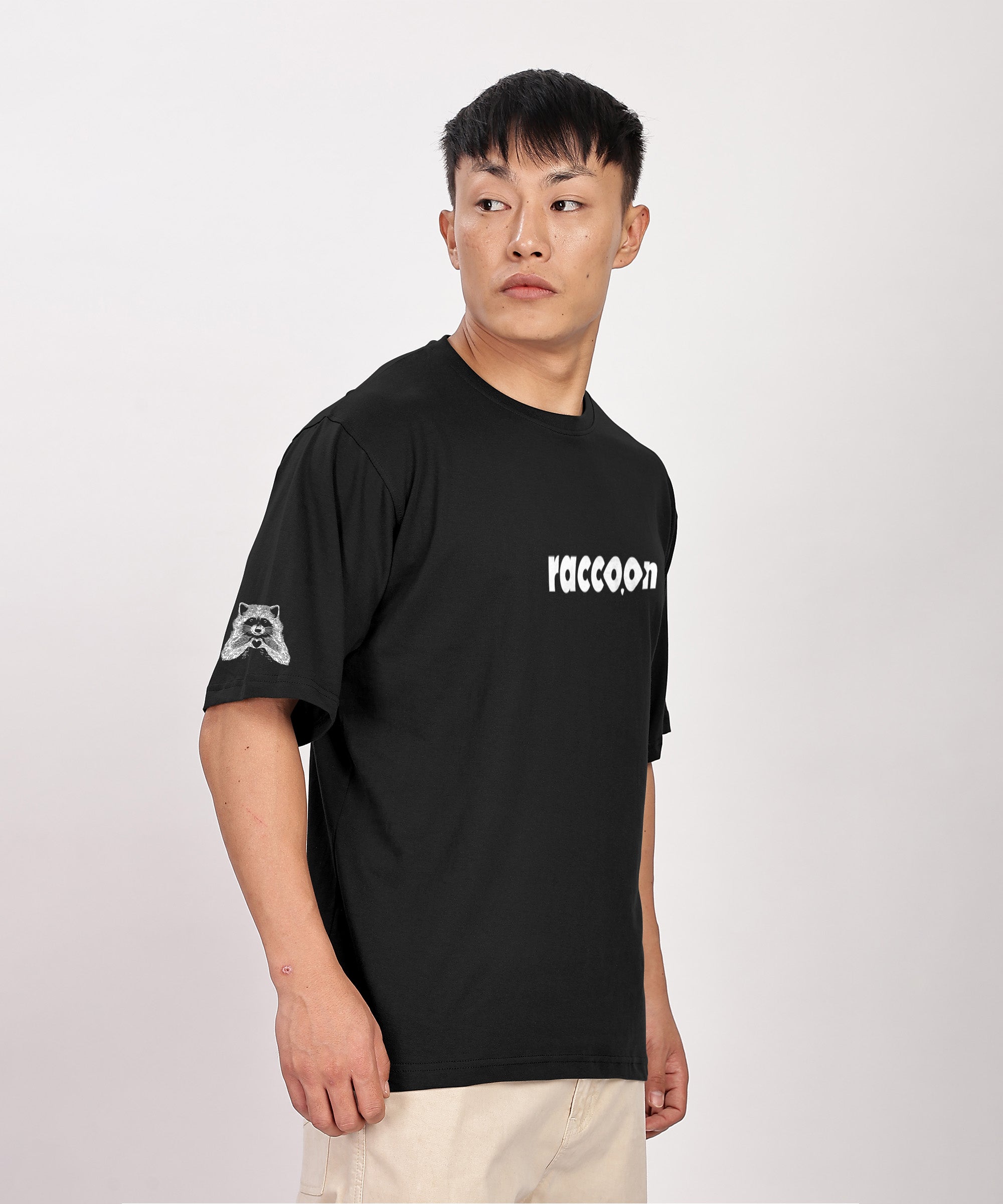 Racoon| Men's oversized T-shirt