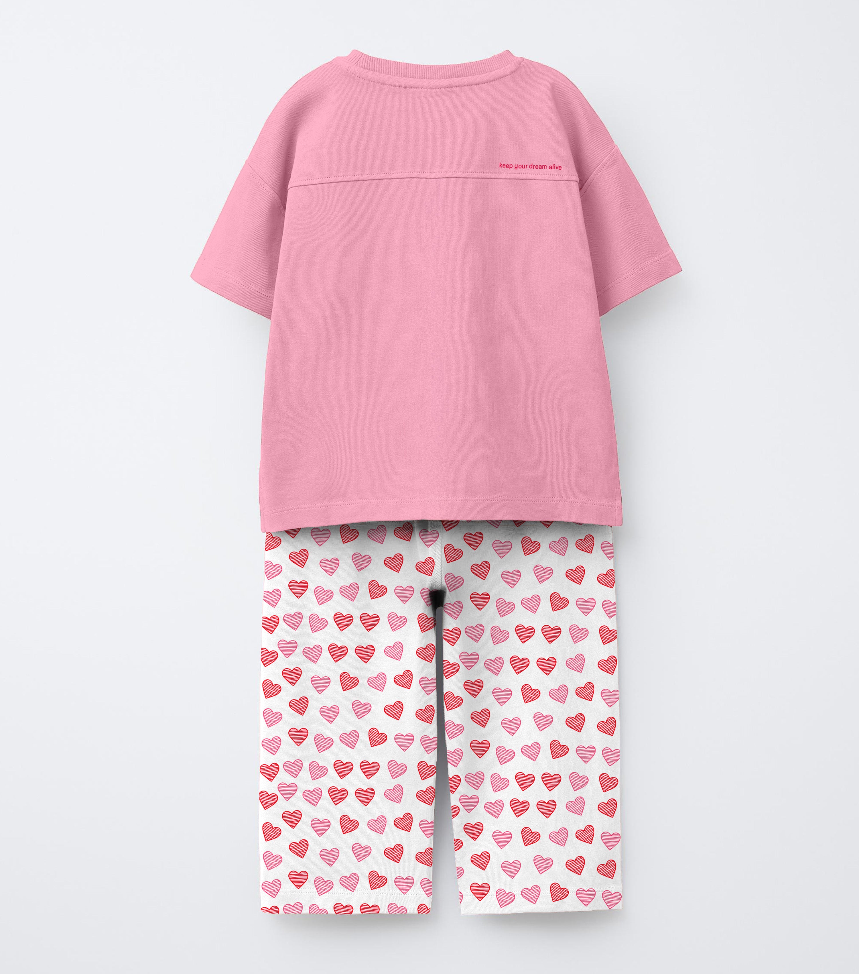 Girls Premium Printed Cotton Co-Ord Set