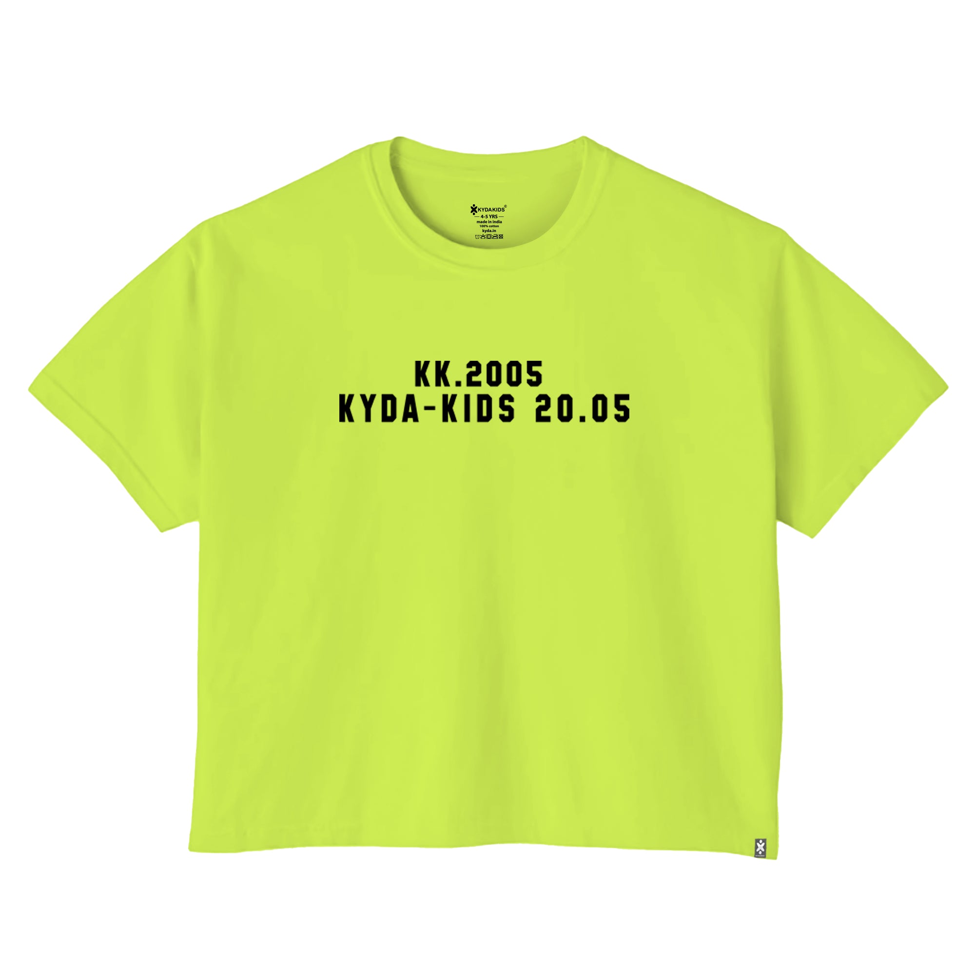 Girls Letter Print Cotton Printed Clothing Set-GreenBlack