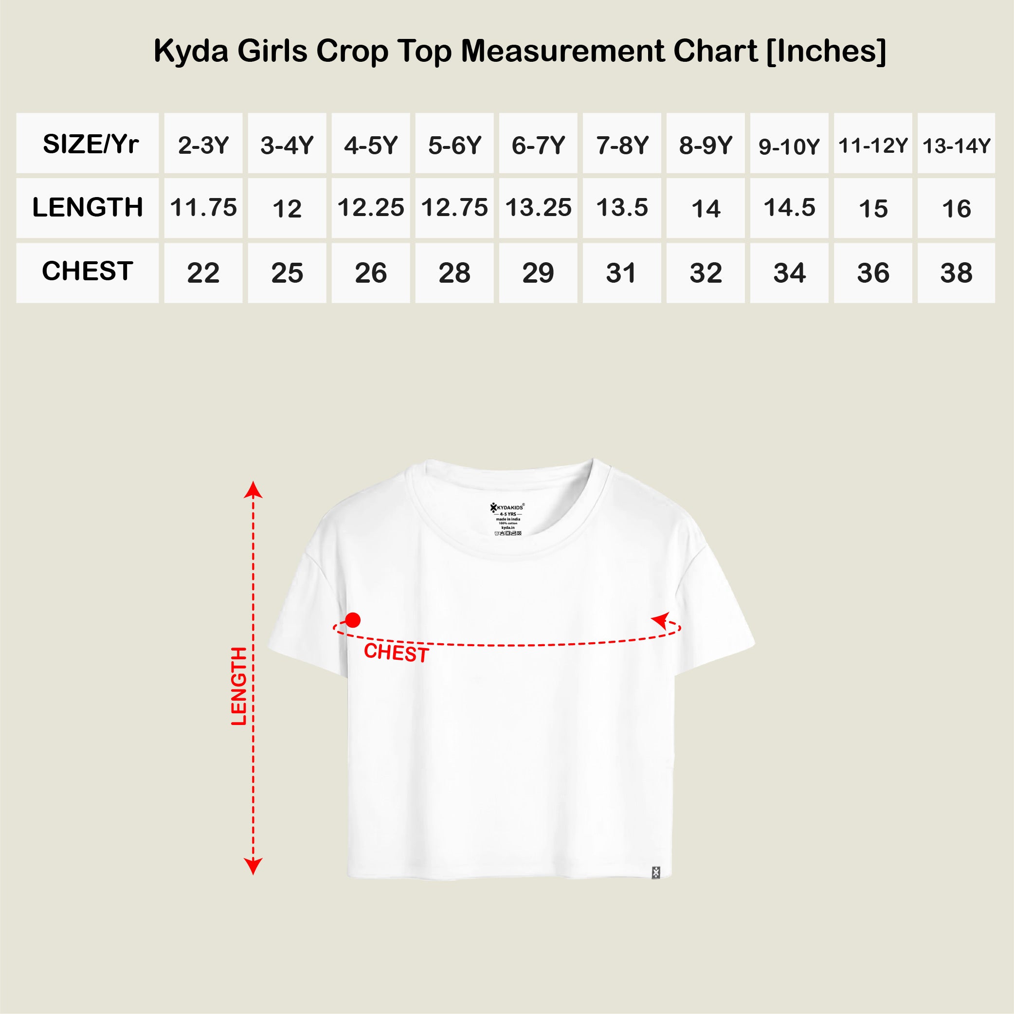 Girls  Cotton Crop top-Printed Half Sleeve Stylish T-shirt- Combo 4