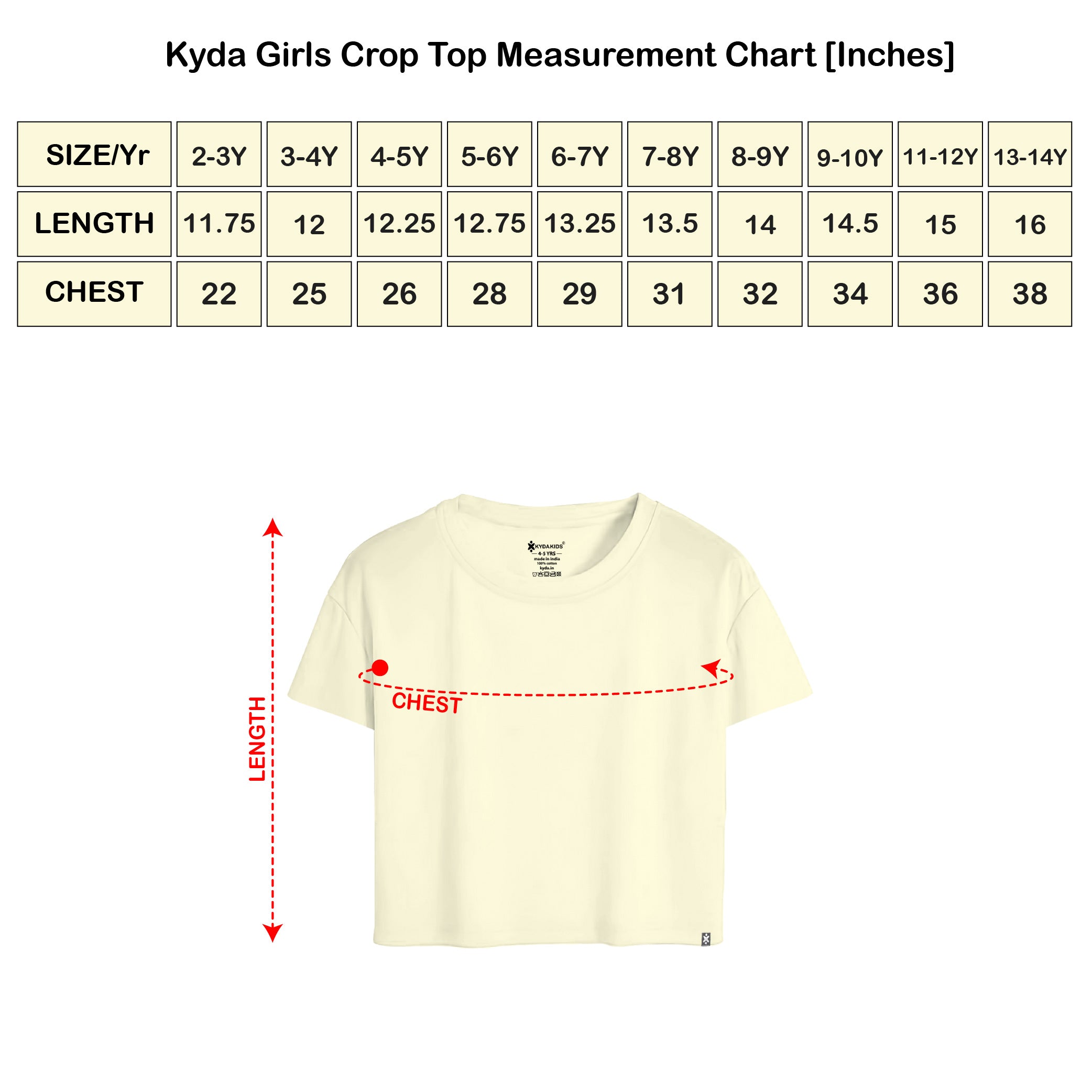 Girls  Cotton Crop top-Printed Half Sleeve Stylish T-shirt- Combo 2