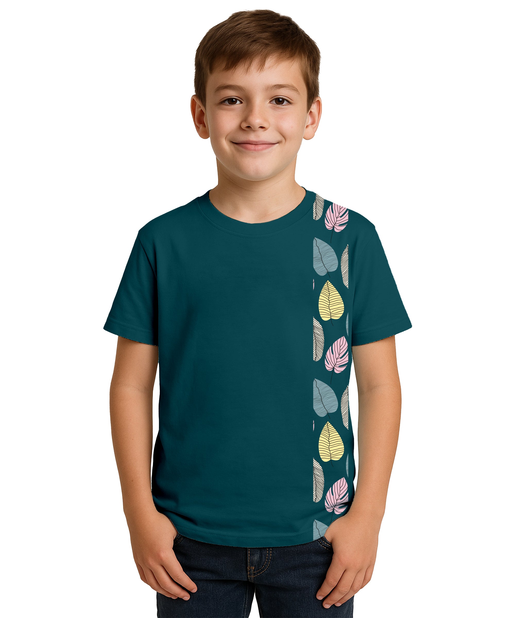 Boys Printed Tees – Everyday Comfort Fit | Pack of 5