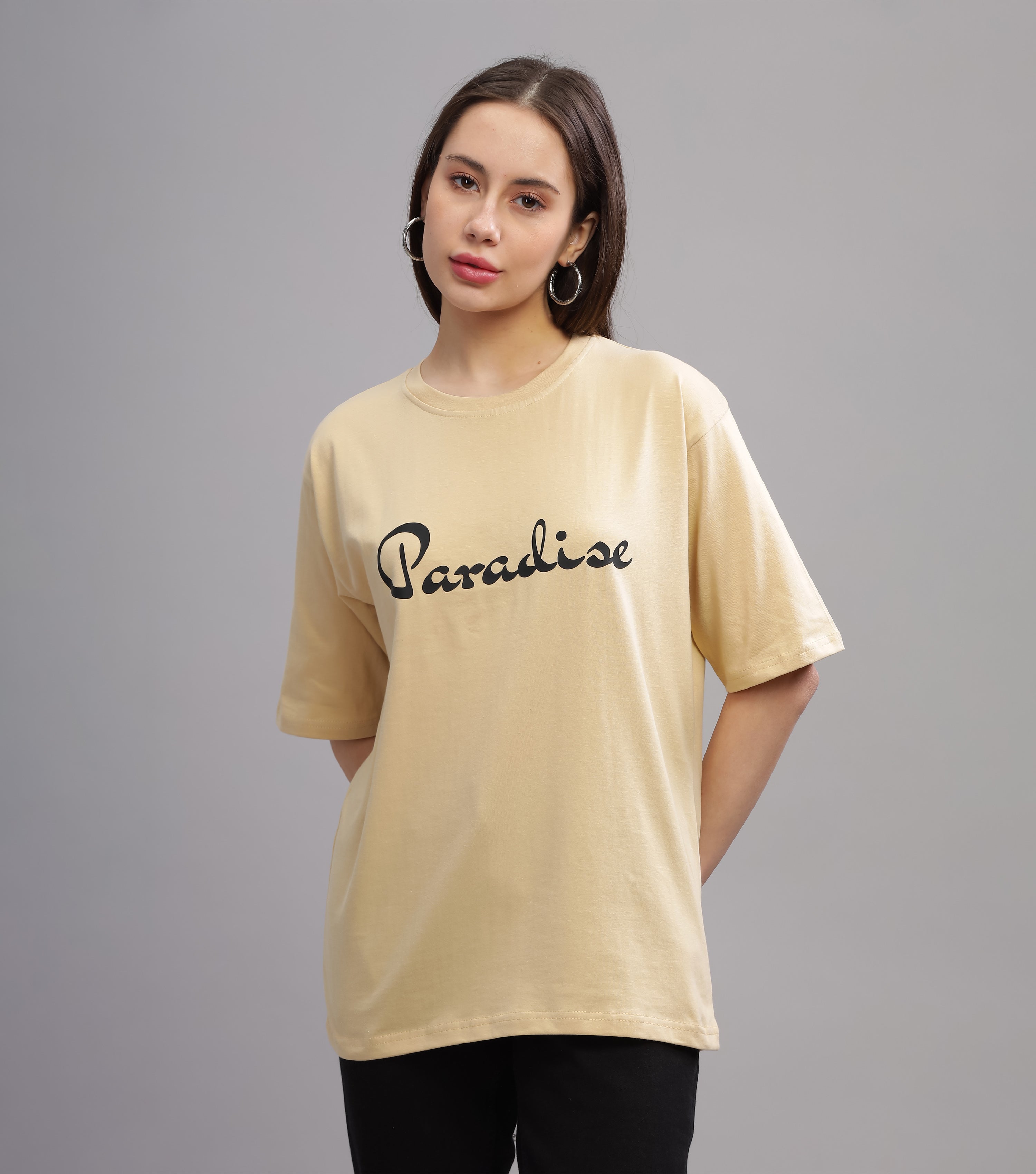 Paradise | Women's Oversized T-shirt | Cream