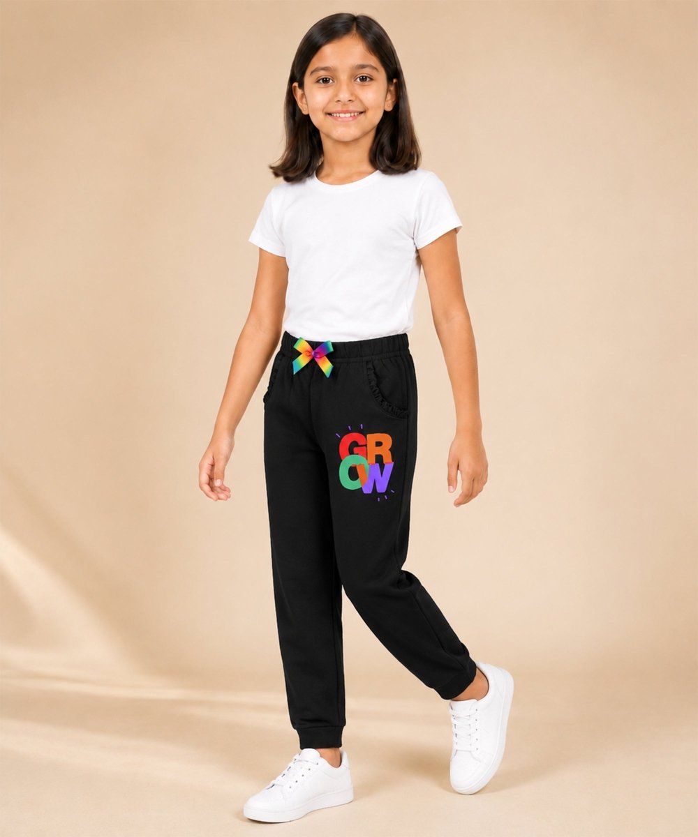 Girls Frill Pocket Joggers – Pack of 2 - KYDA ONLINE STORE