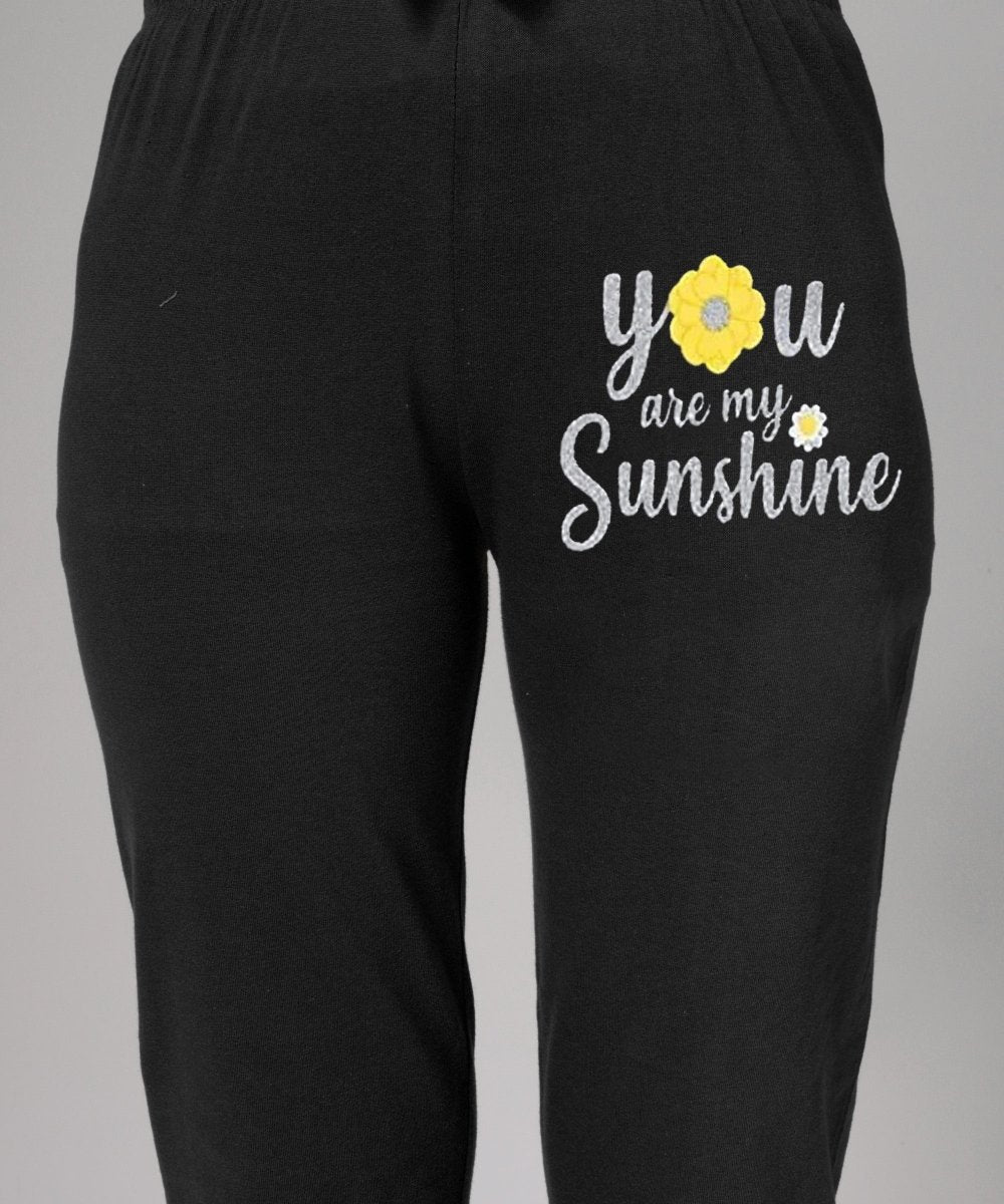 Girls Printed Joggers with Bow – Pack of 3 - KYDA ONLINE STORE