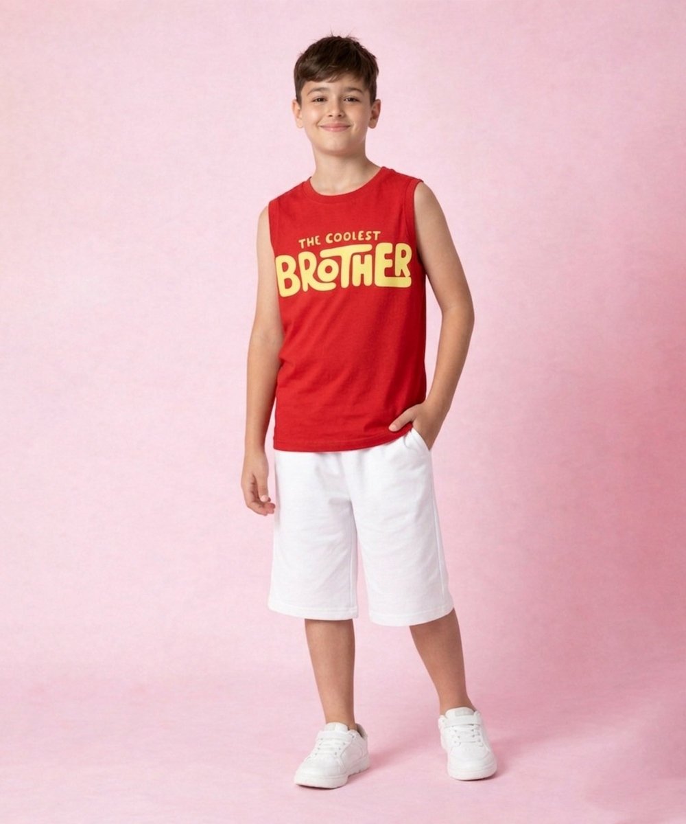 Boys Printed Summer Vest | Pack of 5 - KYDA ONLINE STORE