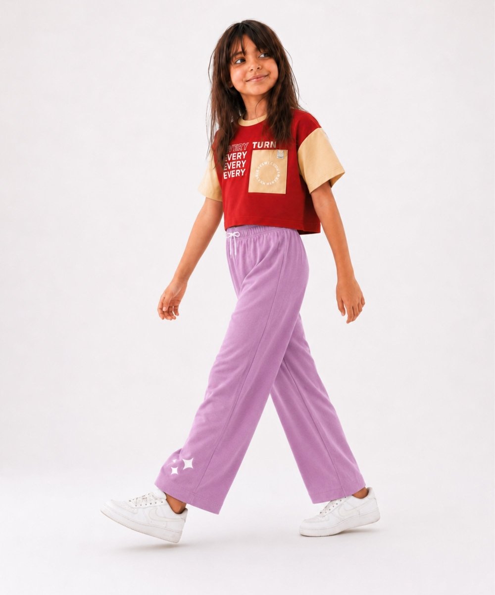 Girls Wide-Leg Palazzo Pants – Summer Wear - KYDA ONLINE STORE