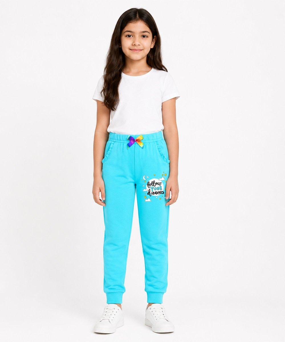 Girls Frill Pocket Joggers – Pack of 2 - KYDA ONLINE STORE