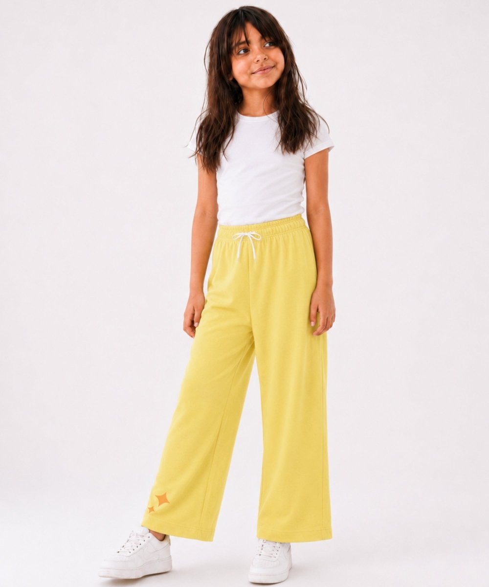 Girls Wide-Leg Palazzo Pants – Summer Wear - KYDA ONLINE STORE