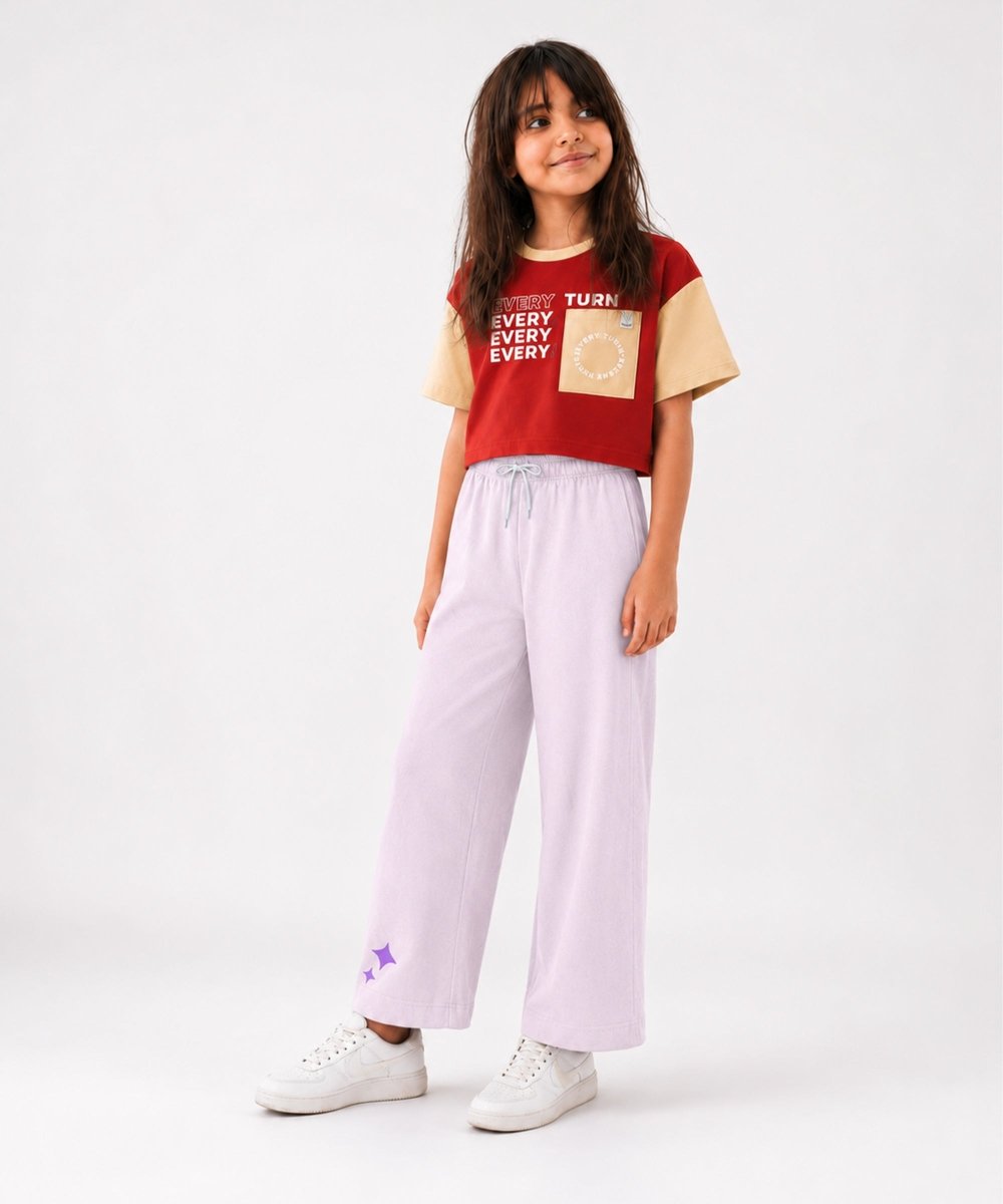 Girls Wide-Leg Palazzo Pants – Summer Wear - KYDA ONLINE STORE