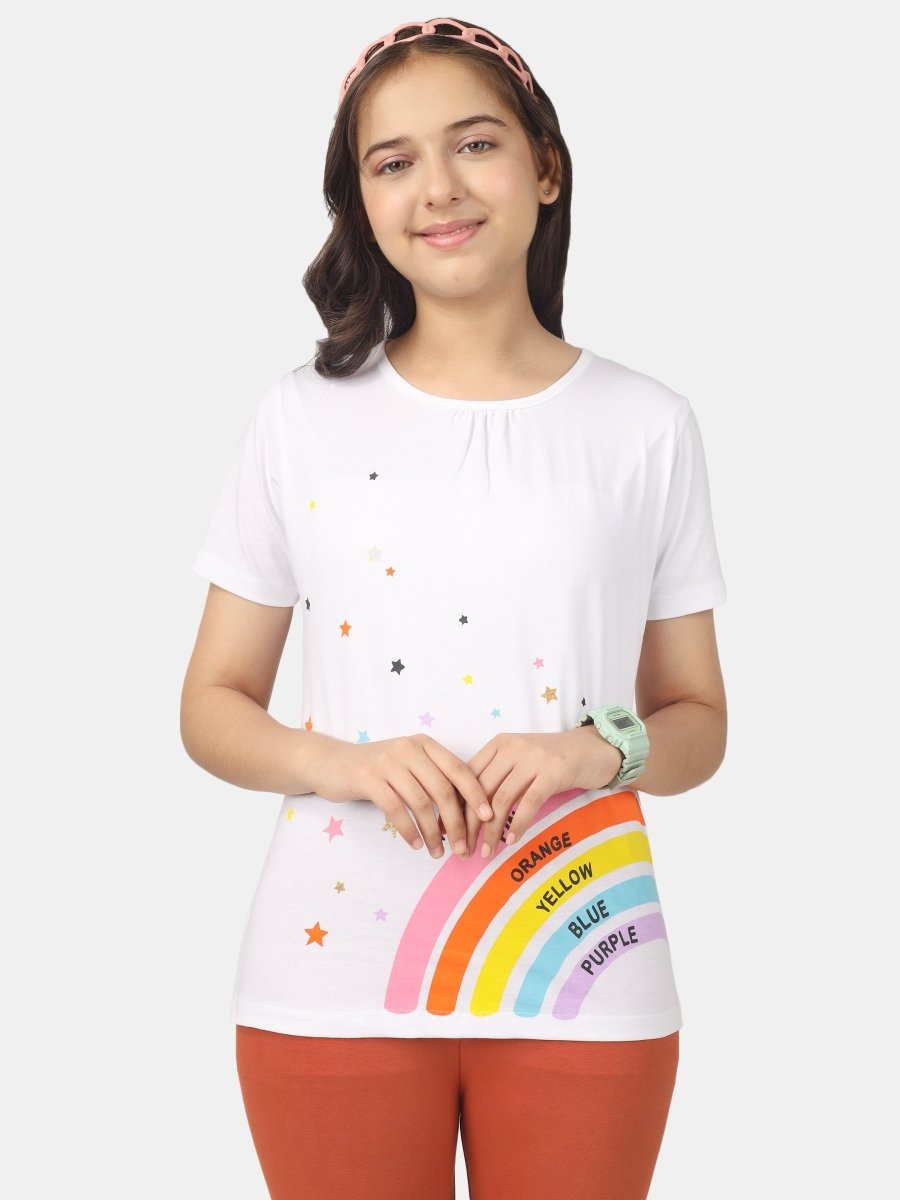 Girls Half Sleeve Printed T-Shirts - Pack of 3 - KYDA ONLINE STORE