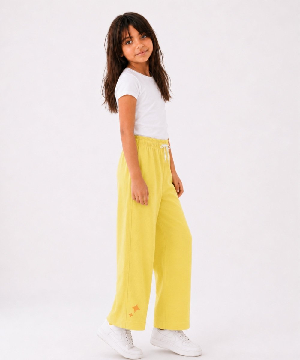 Girls Wide-Leg Palazzo Pants – Summer Wear - KYDA ONLINE STORE
