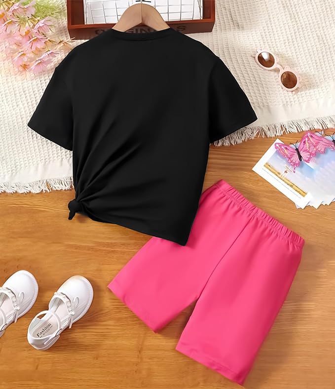 Girls Good Vibes Print Co-ord Set - KYDA ONLINE STORE