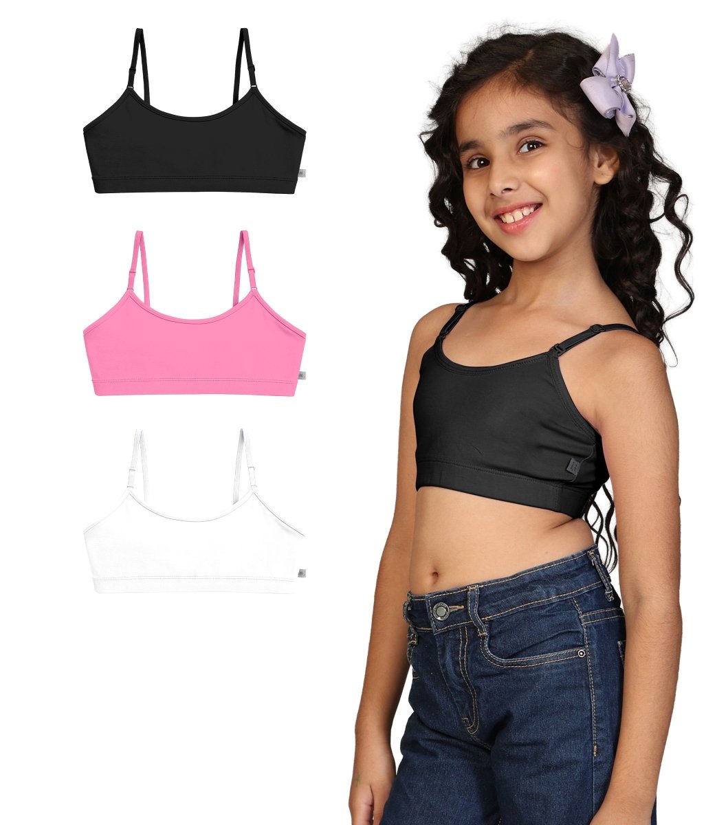 Girls Pre-Teen Beginner Bra | Pack of 3 - KYDA ONLINE STORE