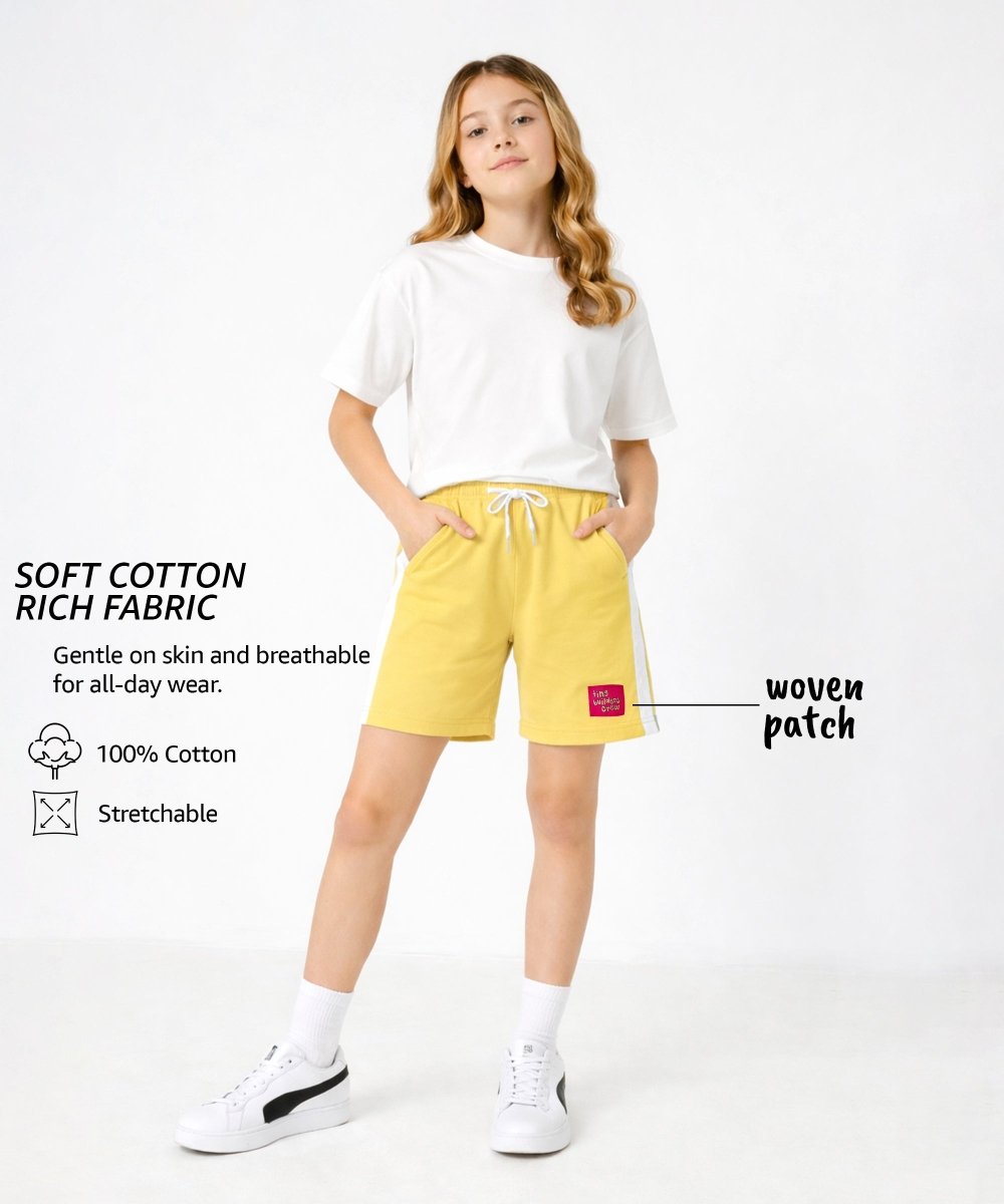 Girls Cotton Shorts | Pack of 1 - KYDA ONLINE STORE