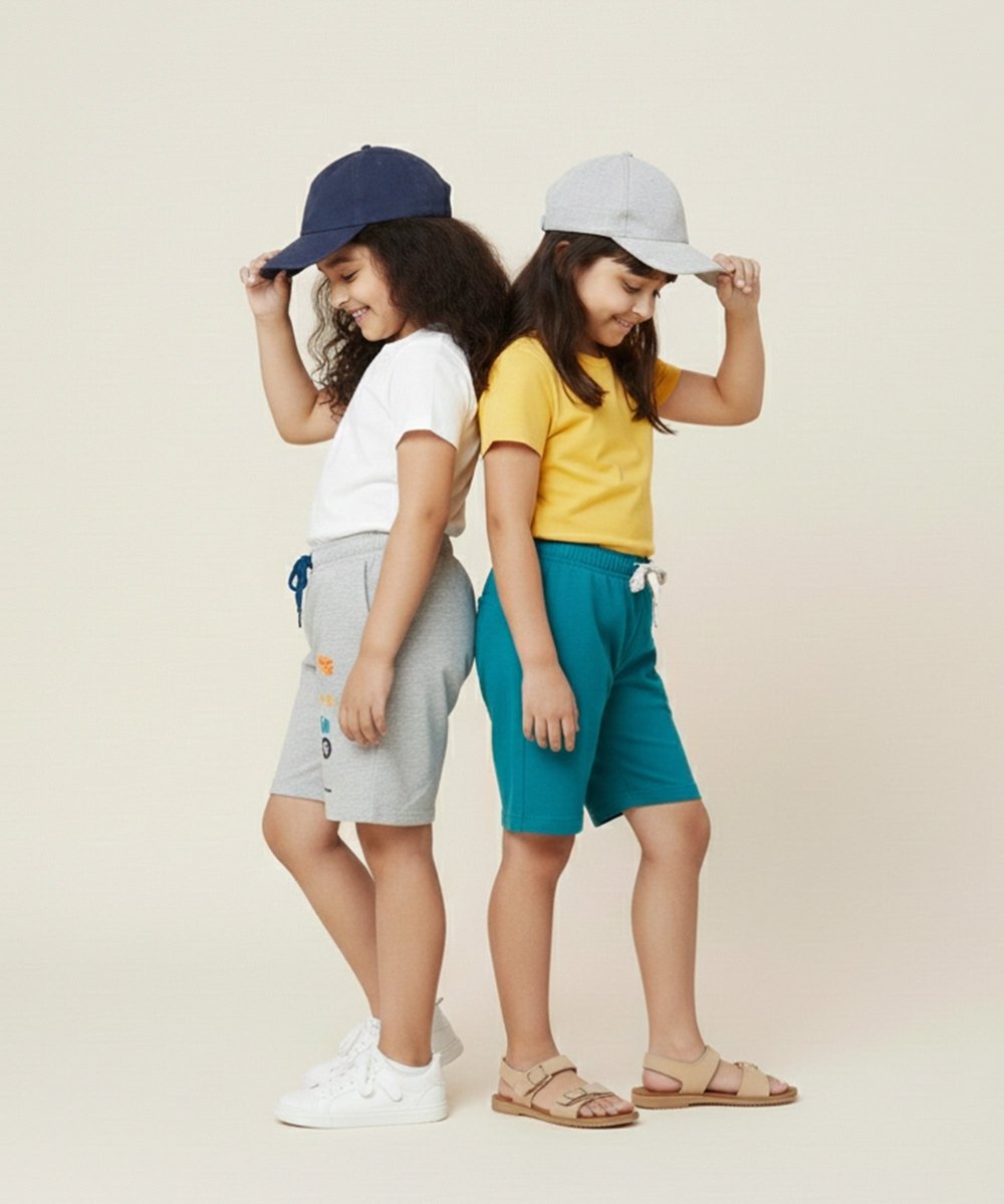 Girls Summer Printed Shorts – Pack of 2 - KYDA ONLINE STORE