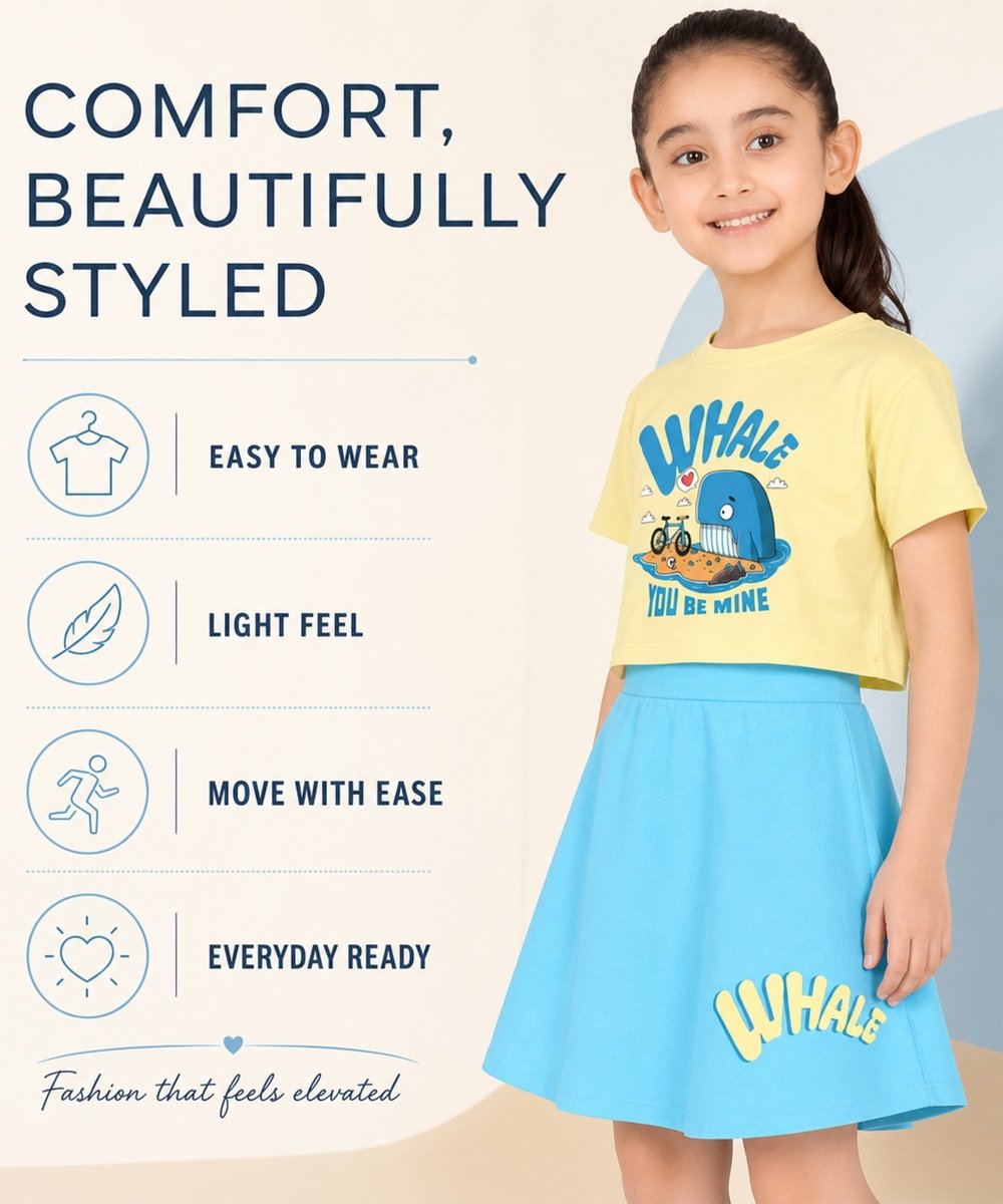 Summer Splash Girls Co-ord Set - KYDA ONLINE STORE