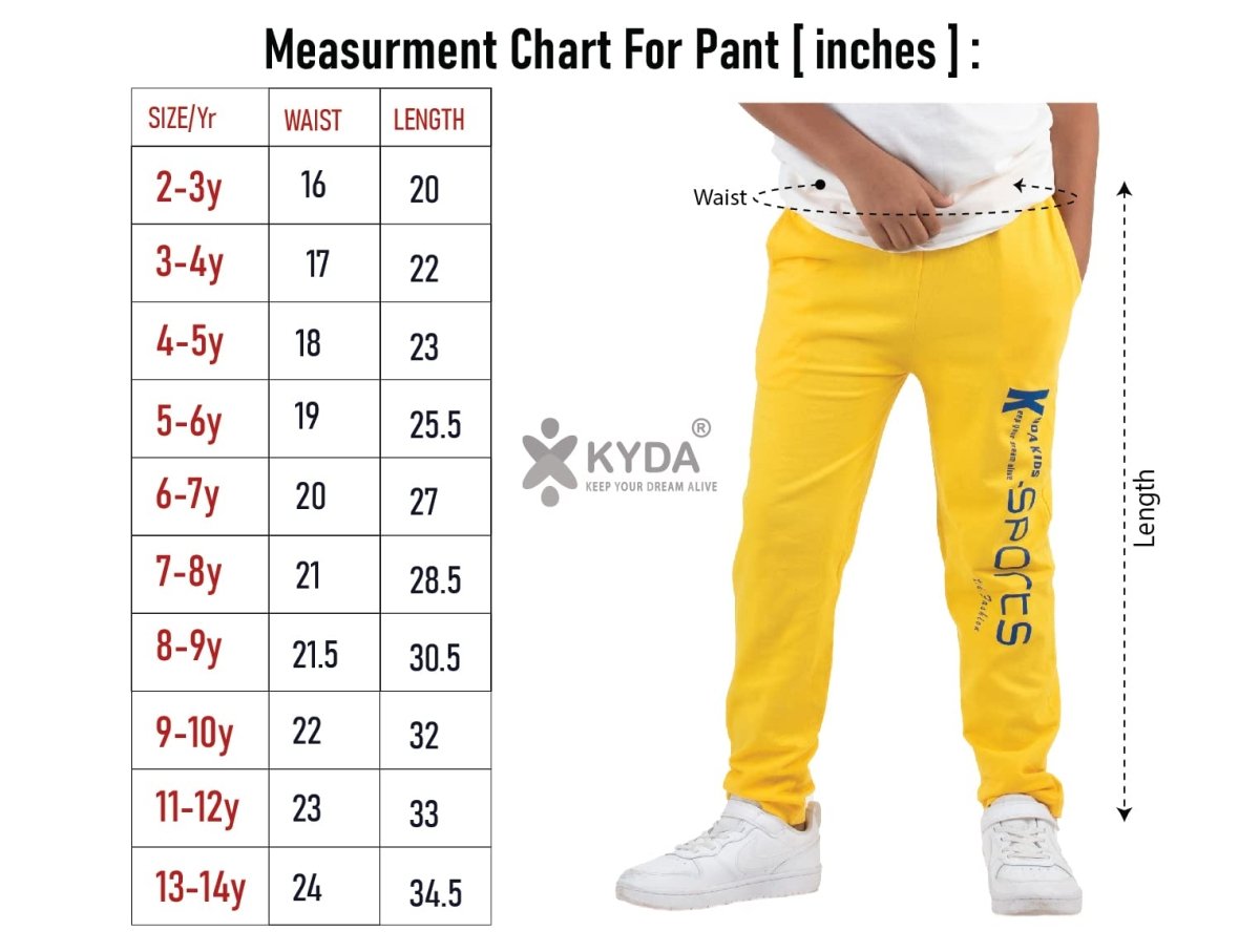 Boys Printed Track Pants – Pack of 3 - KYDA ONLINE STORE